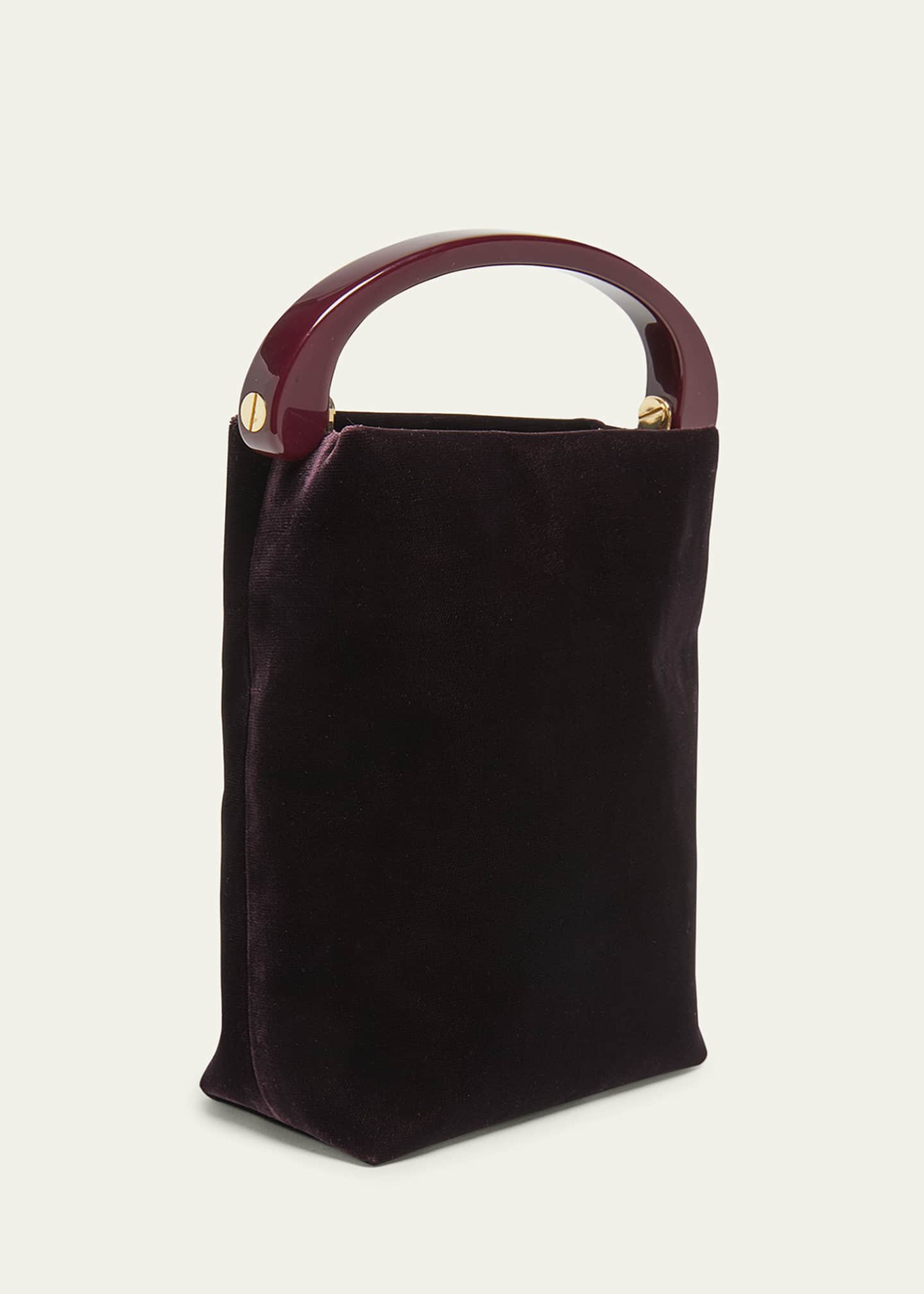 Dries Van Noten Velvety Viscose Mini Crossbody Bag Image 2 of 4