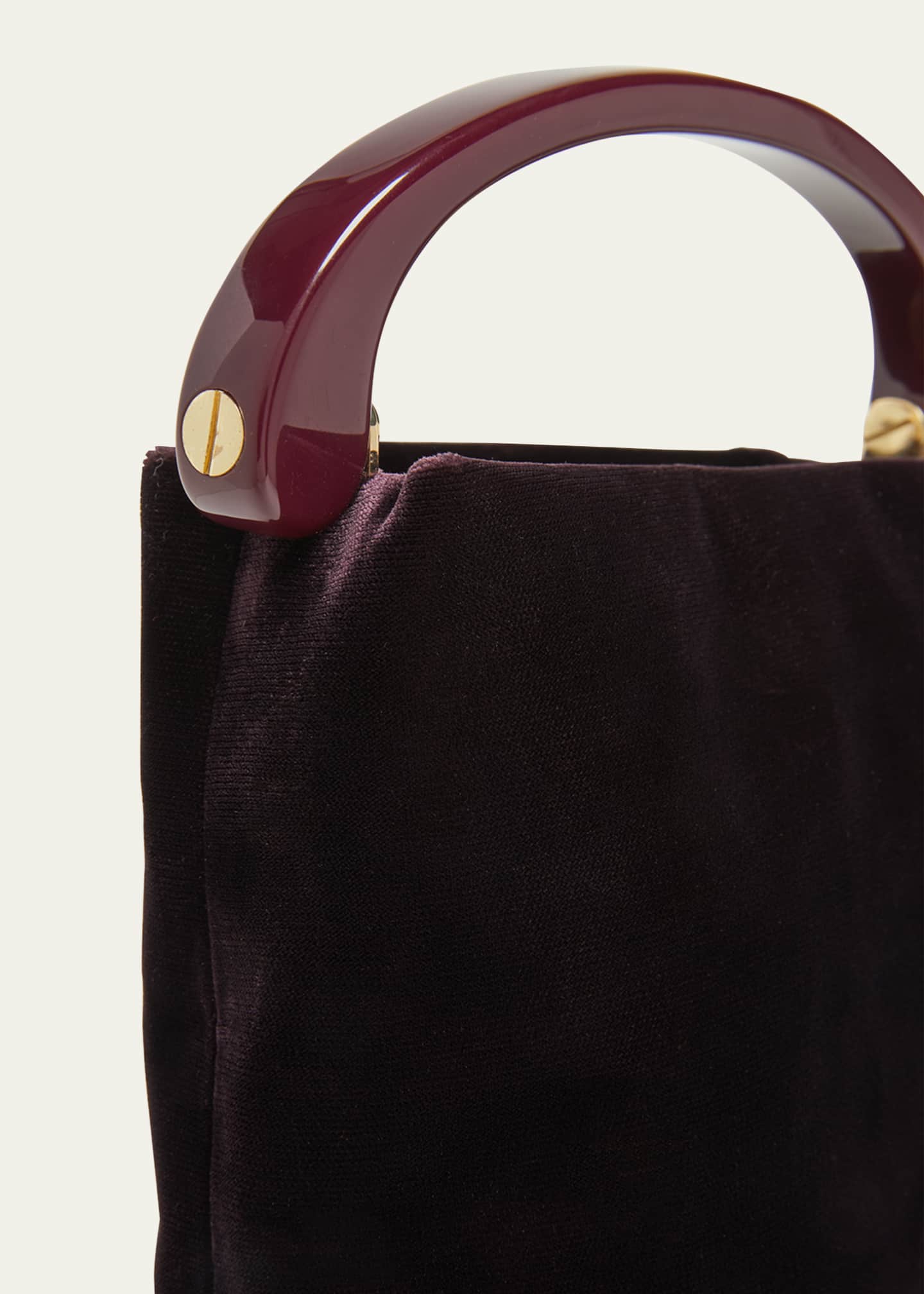 Dries Van Noten Velvety Viscose Mini Crossbody Bag Image 4 of 4