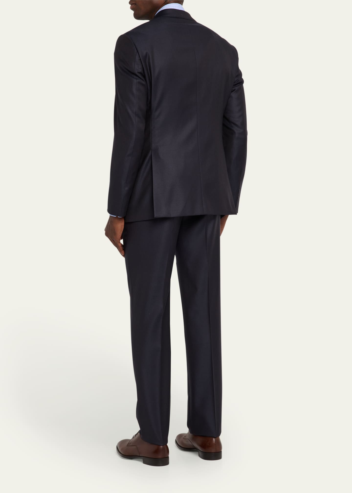 Giorgio Armani Men's Wool and Cashmere Soft Two-Piece Suit Image 3 of 8