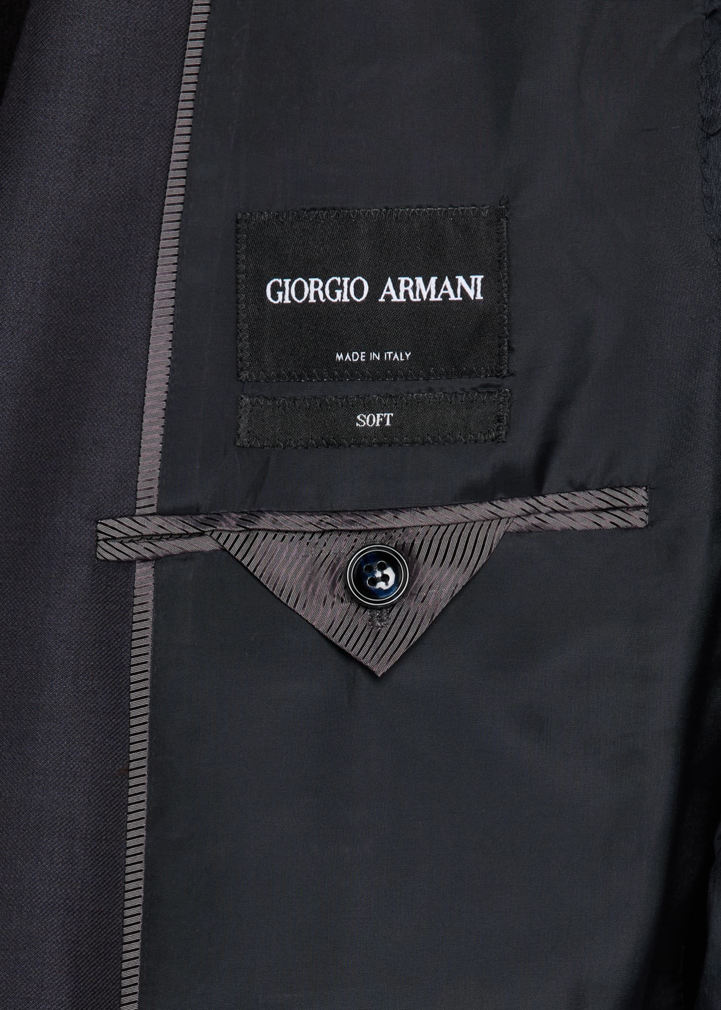 Giorgio Armani Men's Wool and Cashmere Soft Two-Piece Suit Image 7 of 8