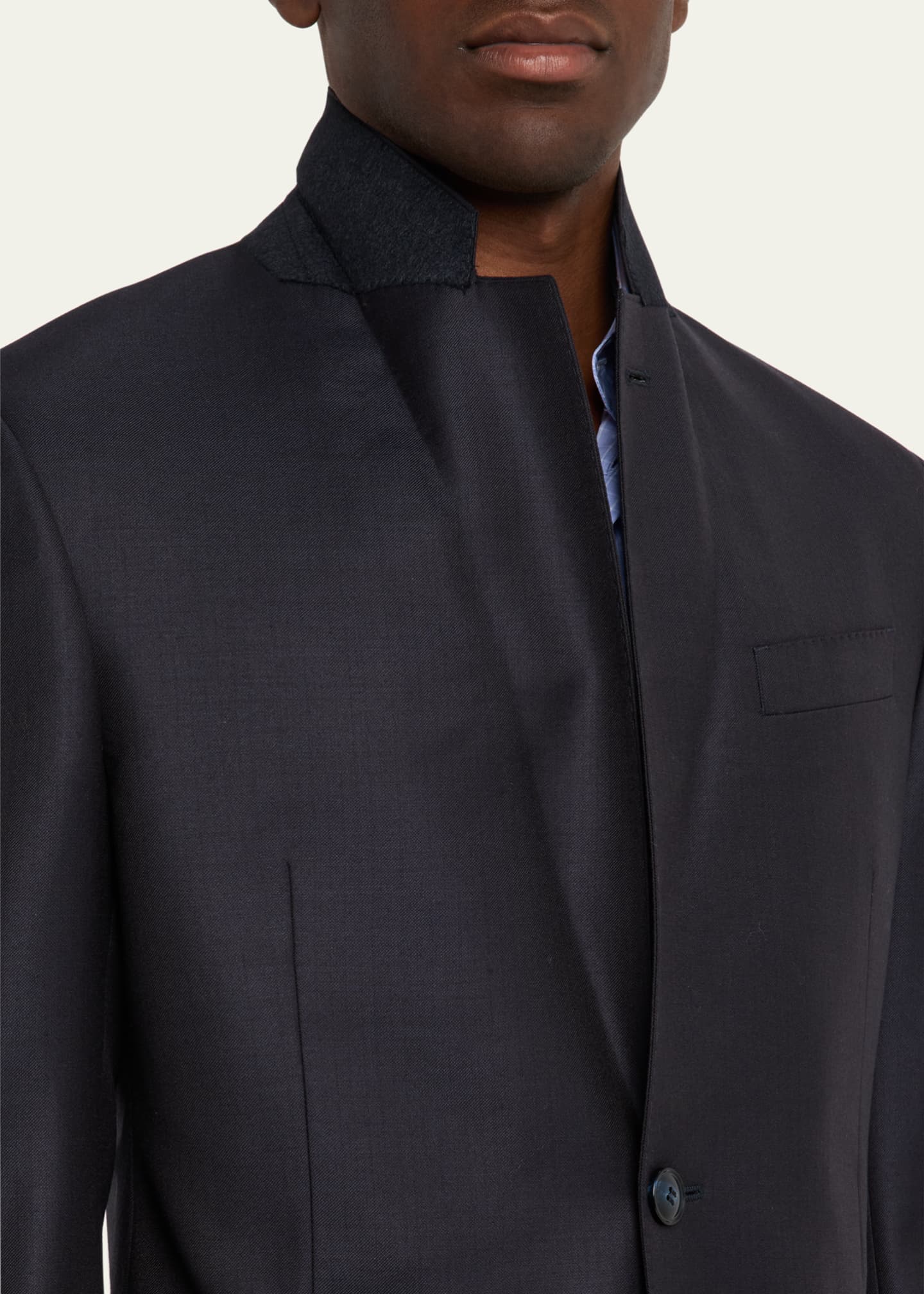Giorgio Armani Men's Wool and Cashmere Soft Two-Piece Suit Image 8 of 8