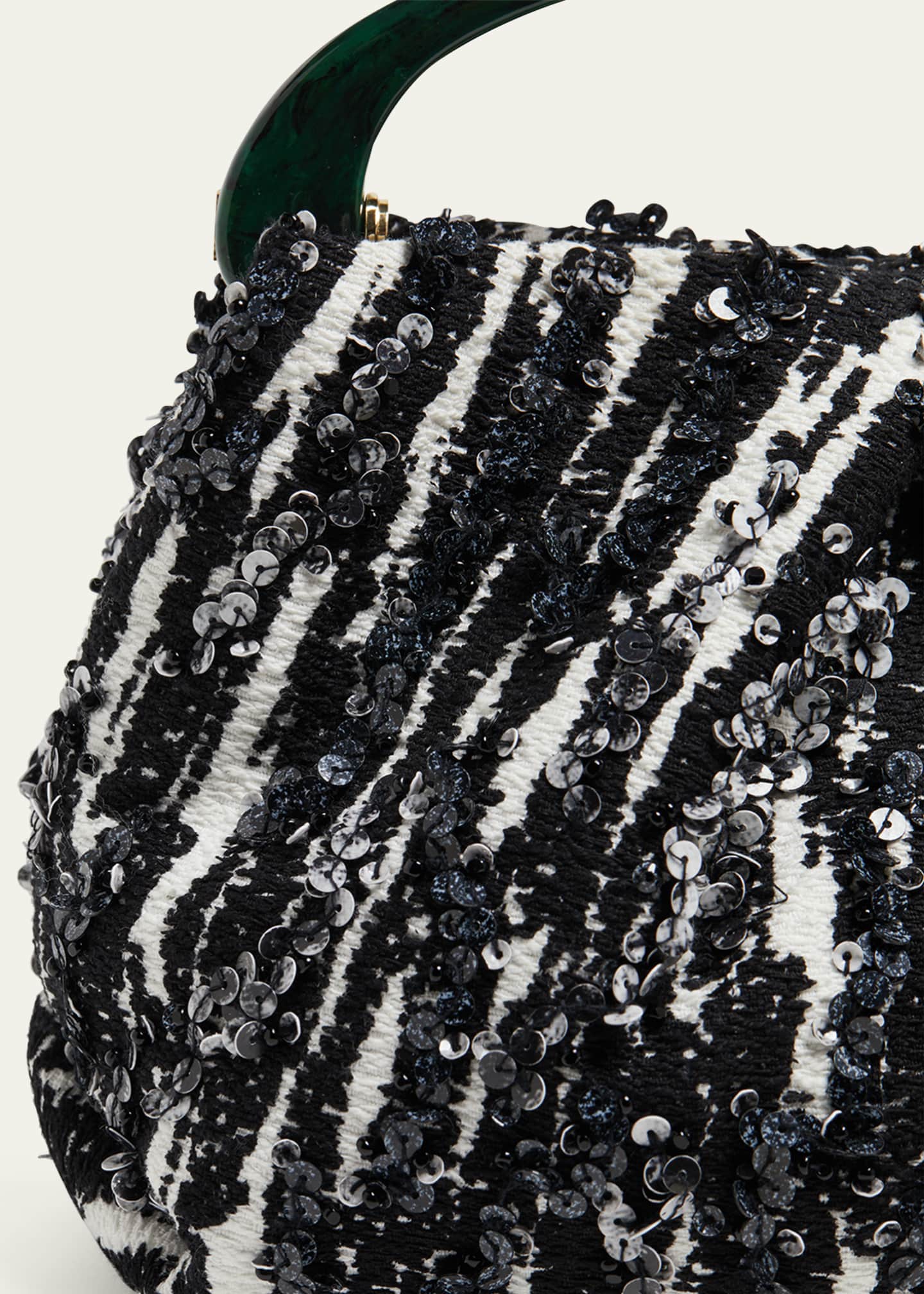 Dries Van Noten Sequin-Embellished Jacquard Mini Crossbody Bag Image 4 of 4