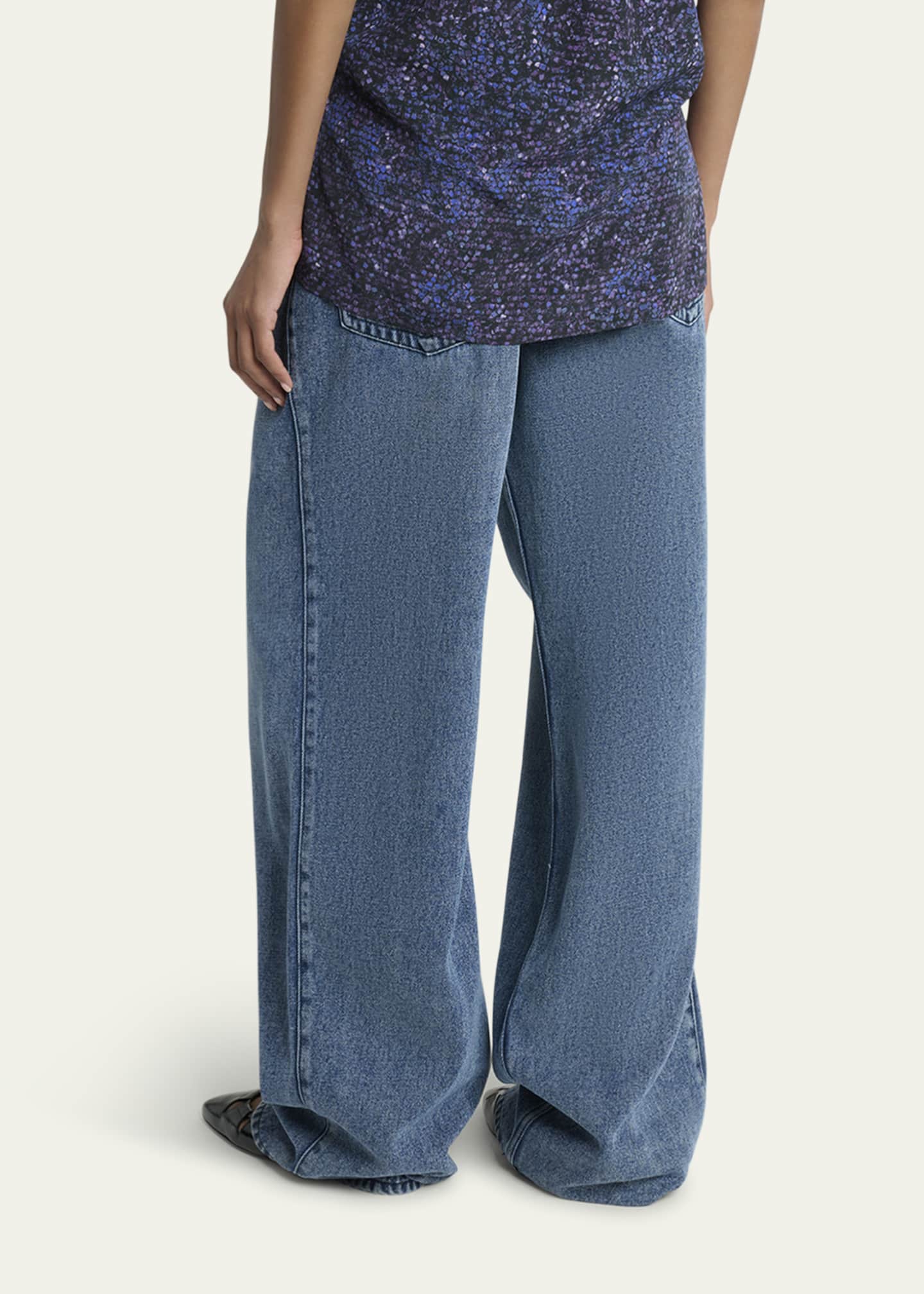 【関税&送料込】Isabel Marant Rodayna Jeans In Denim Isabel Marant Étoile Rodayna Ga Jeans | ShopSimon