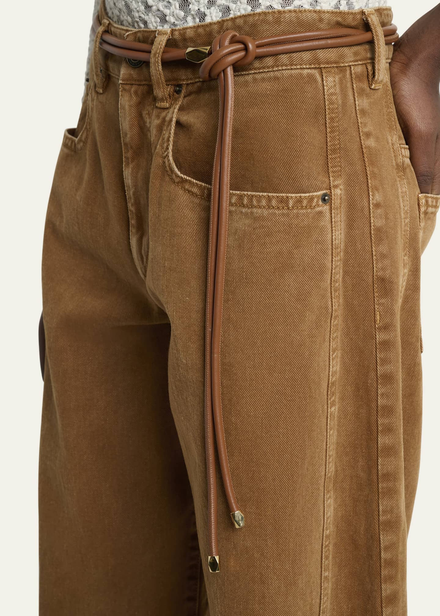 Isabel Marant Oriane Barrel Leg Jeans - Bergdorf Goodman