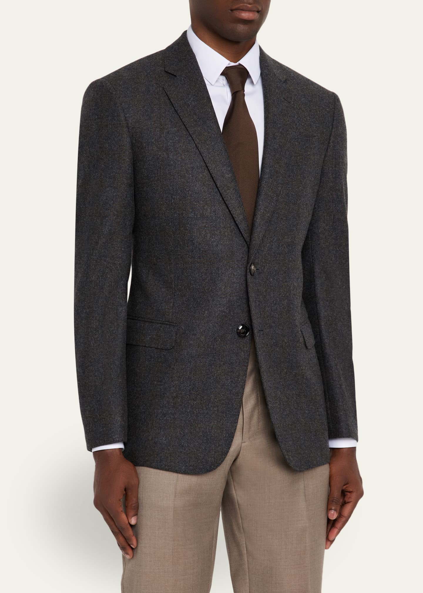 Giorgio Armani Men's Wool and Cashmere Soft Sport Coat Image 4 of 8