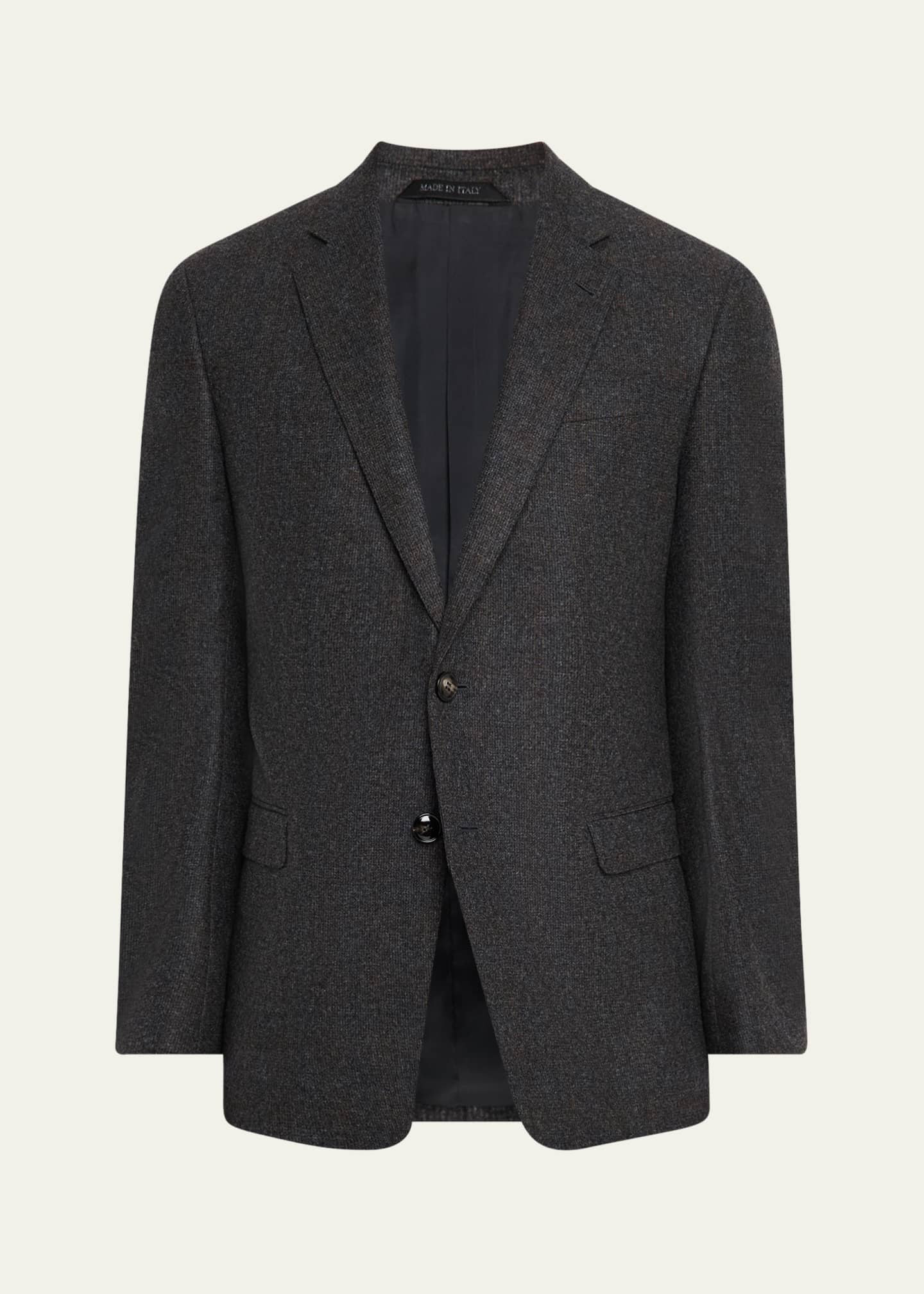 Giorgio Armani Men's Wool and Cashmere Soft Sport Coat Image 1 of 8