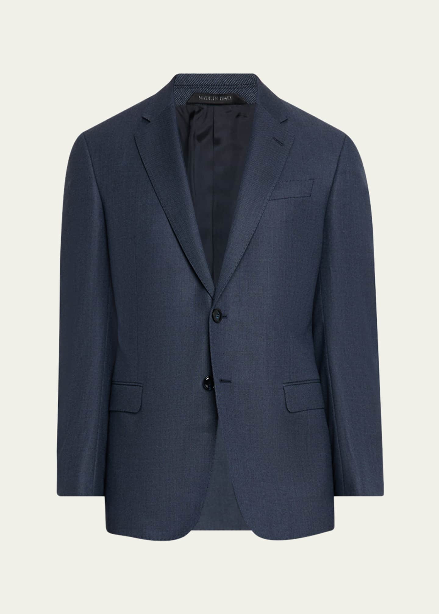 Giorgio Armani Men's Wool and Cashmere Soft Two-Piece Suit Image 1 of 8
