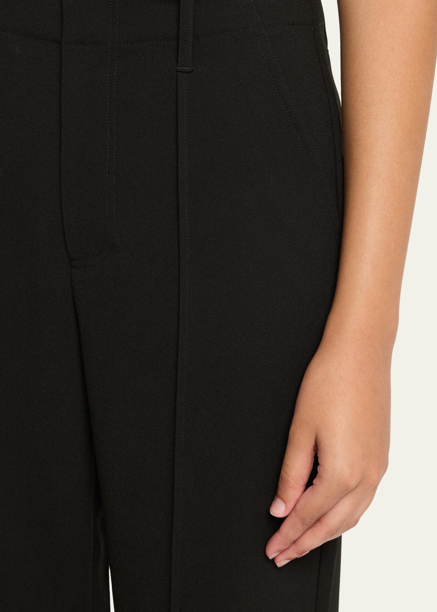 SIMKHAI Michelle Pintuck Cropped Pants - Bergdorf Goodman