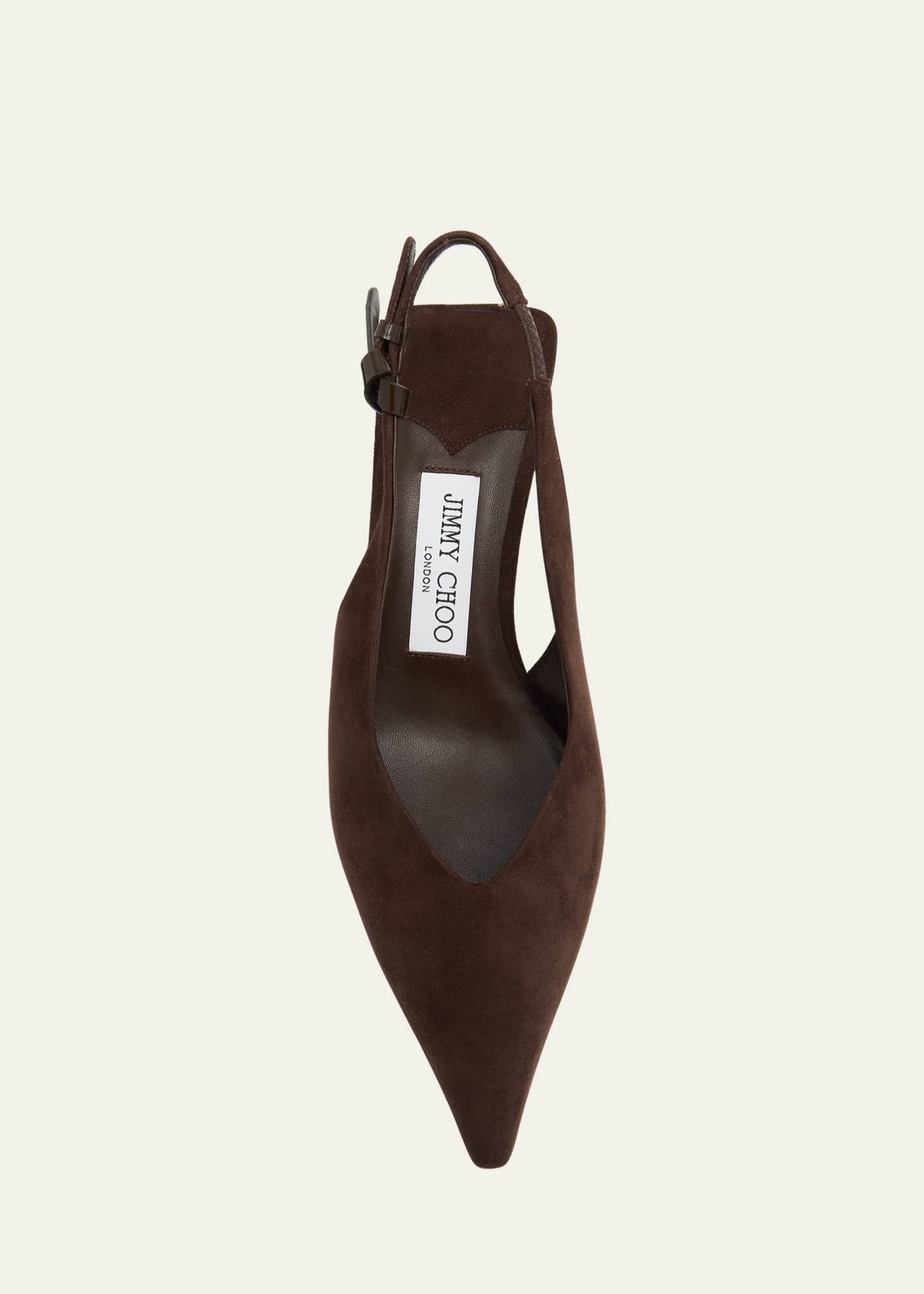 Jimmy Choo Camie 60 Suede Slingback Pumps Image 4 of 4