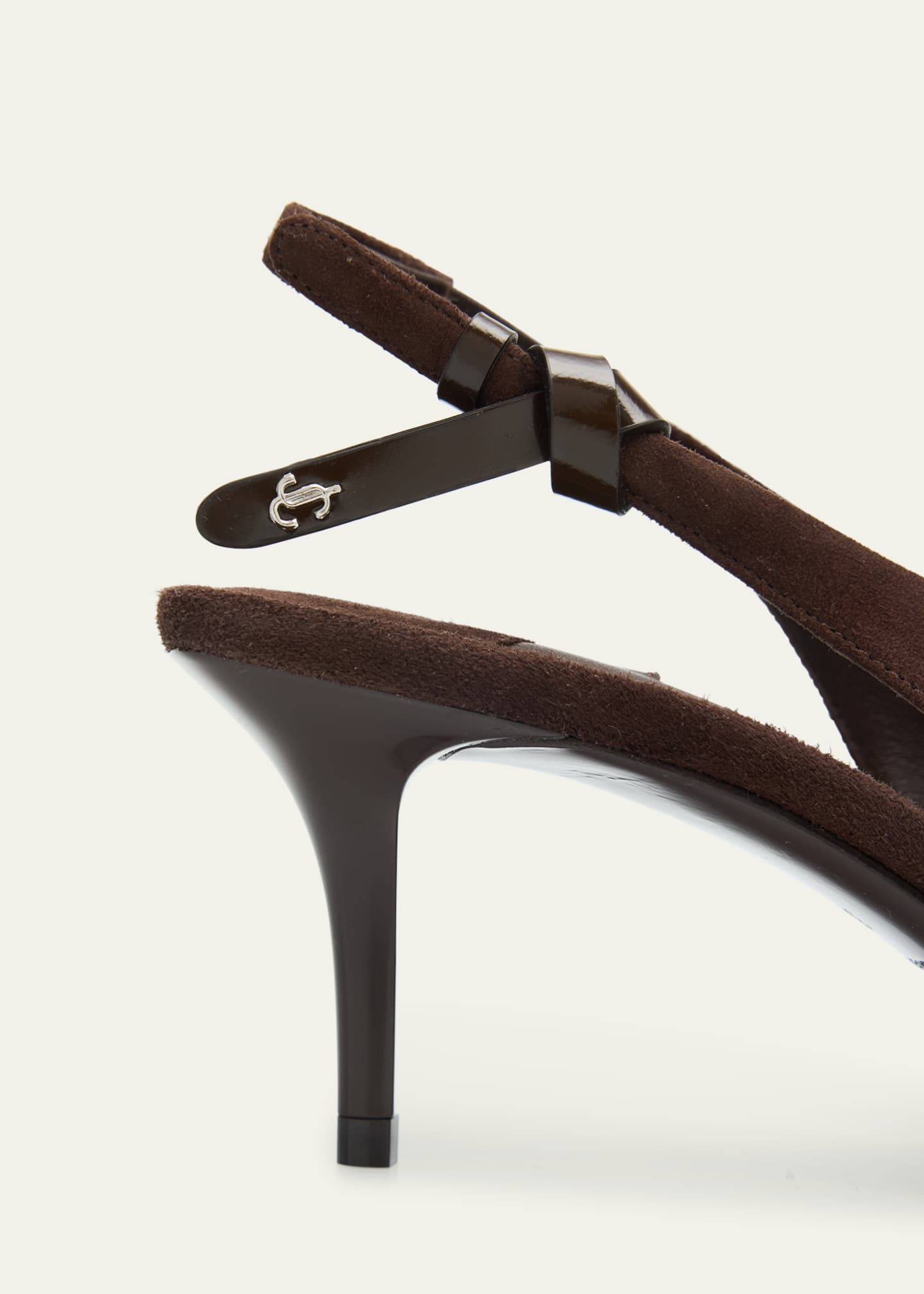 Jimmy Choo Camie 60 Suede Slingback Pumps Image 3 of 4
