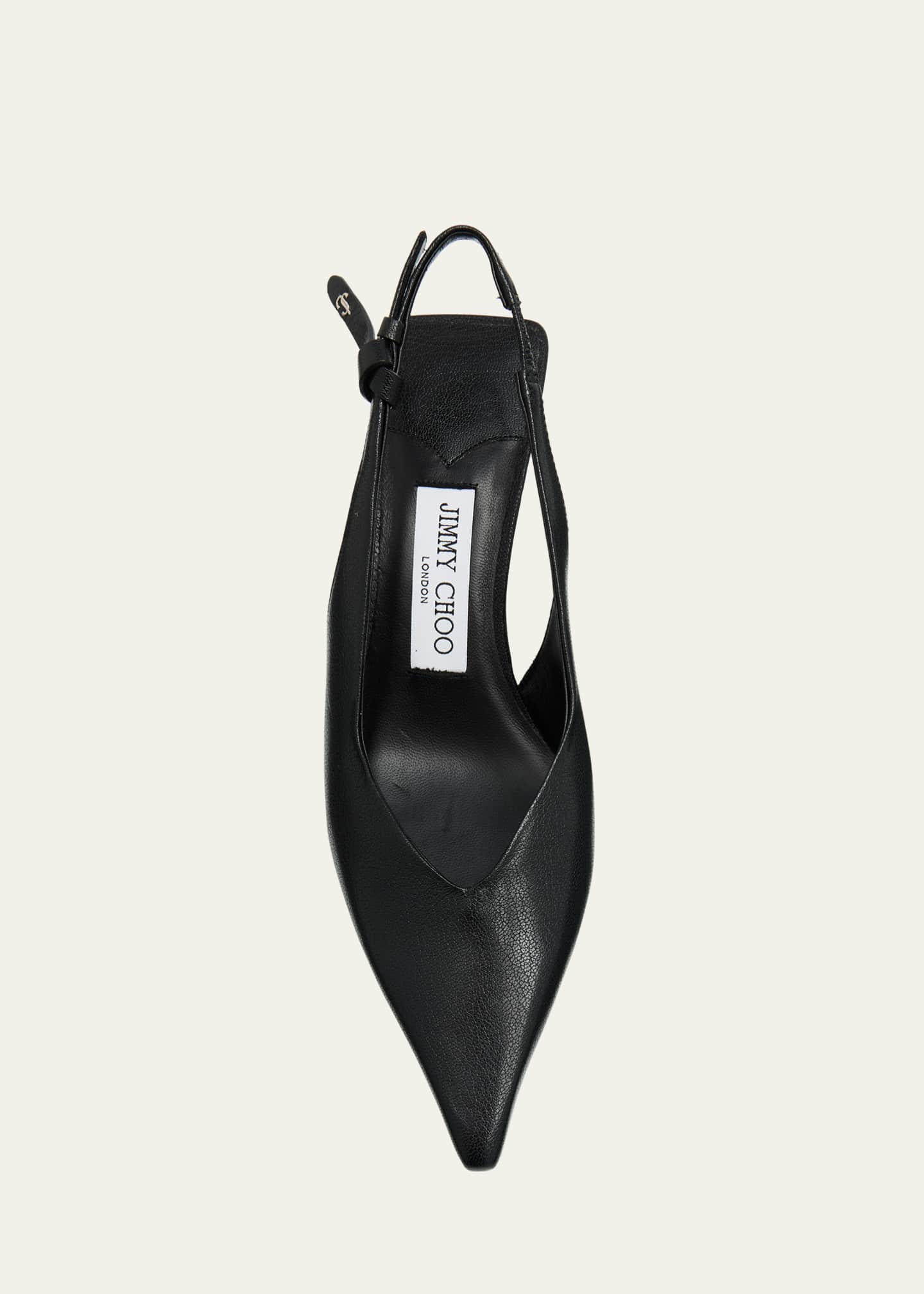 Jimmy Choo Camie Leather Slingback Pumps Image 4 of 4