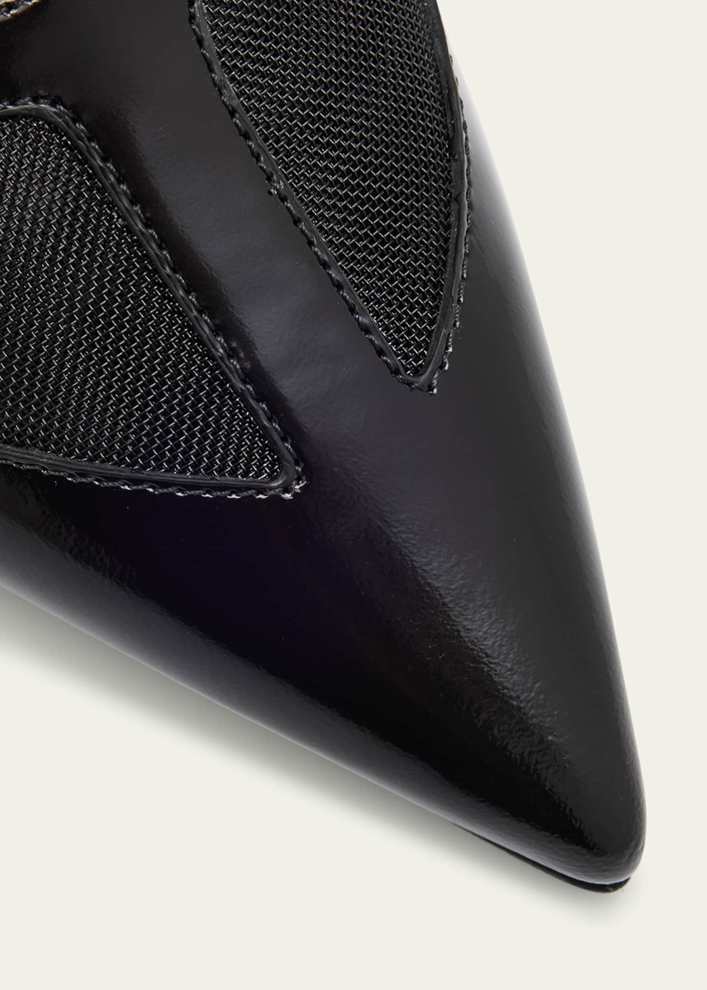 Jimmy Choo Love 85 Spazzolato Mesh Pumps Image 3 of 4