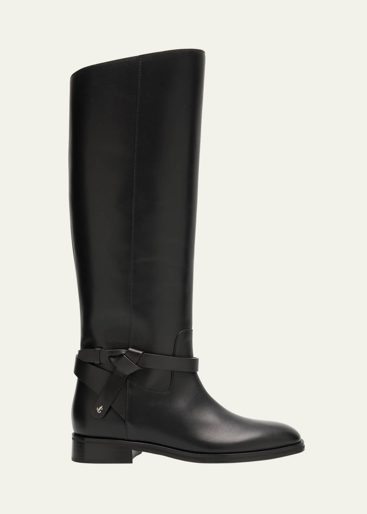 Jimmy Choo Lawton Leather Knee Boots Image 1 of 4