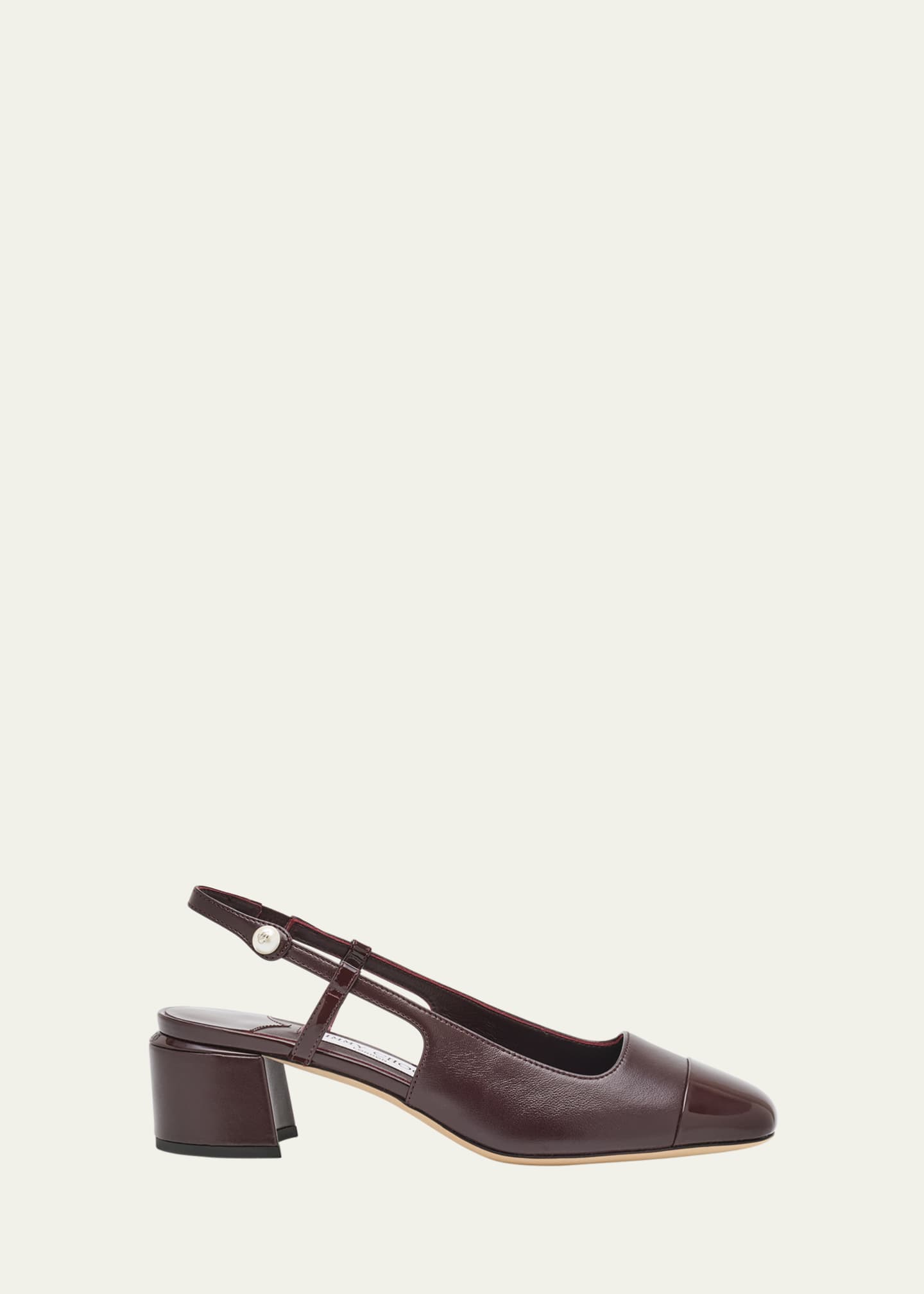 【関税&送料込】Jimmy Choo Decollete Slingback Elisa In Vern Jimmy Choo Elisa Leather Slingback Pumps - Bergdorf Goodman