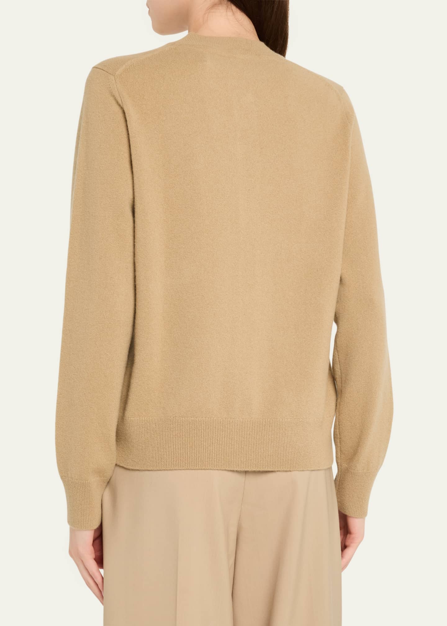 Burberry Cashmere Crewneck Cardigan Image 3 of 5