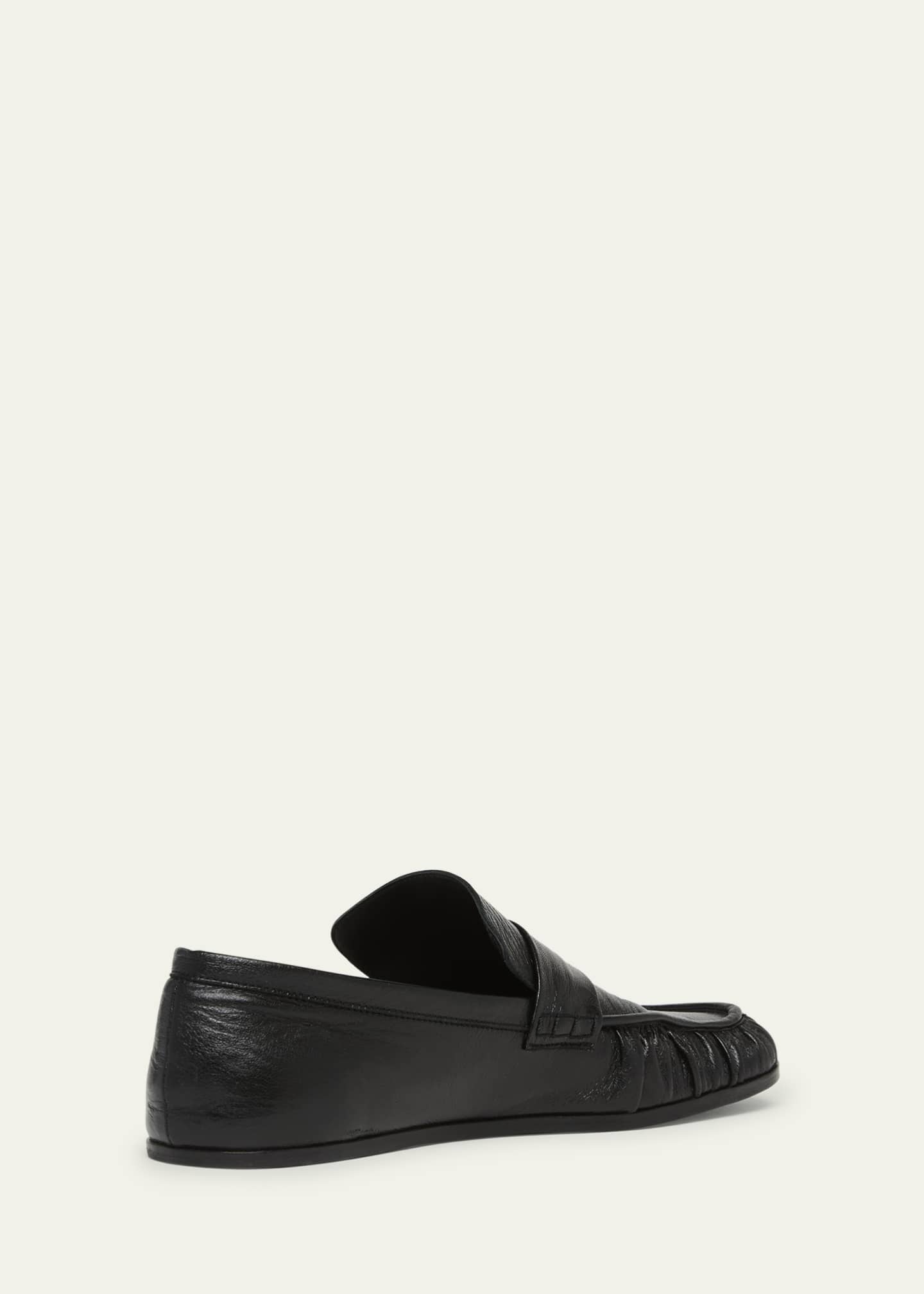 Jil Sander Leather Slip-On Loafers Image 2 of 4