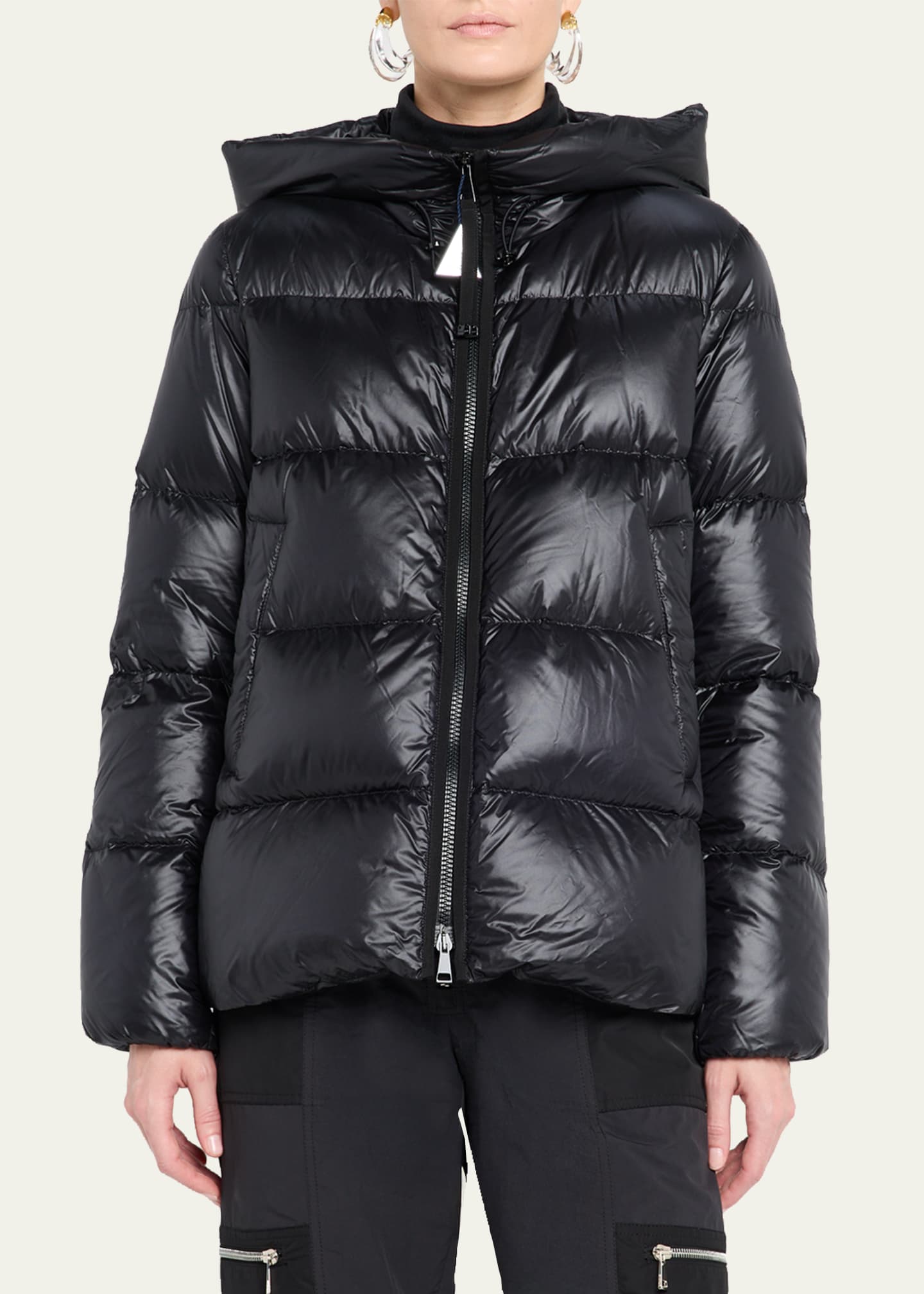 Moncler Serittes Hooded Short Down Jacket - Bergdorf Goodman
