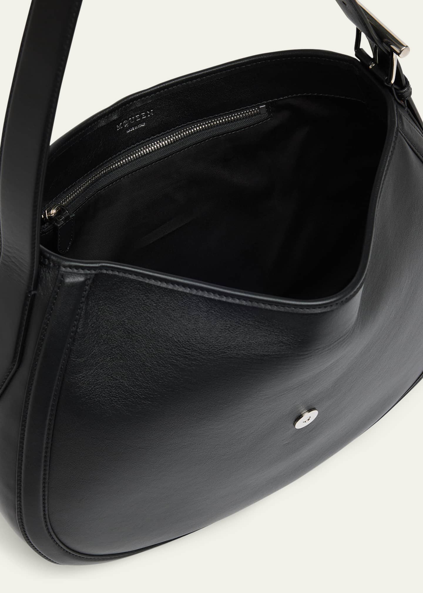 McQueen T-Bar Leather Shoulder Bag Image 4 of 6