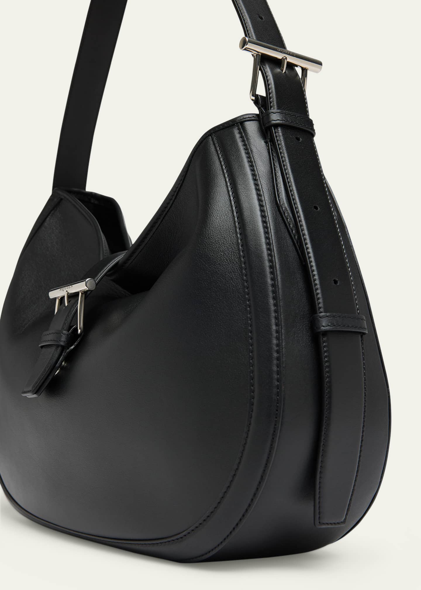 McQueen T-Bar Leather Shoulder Bag Image 6 of 6