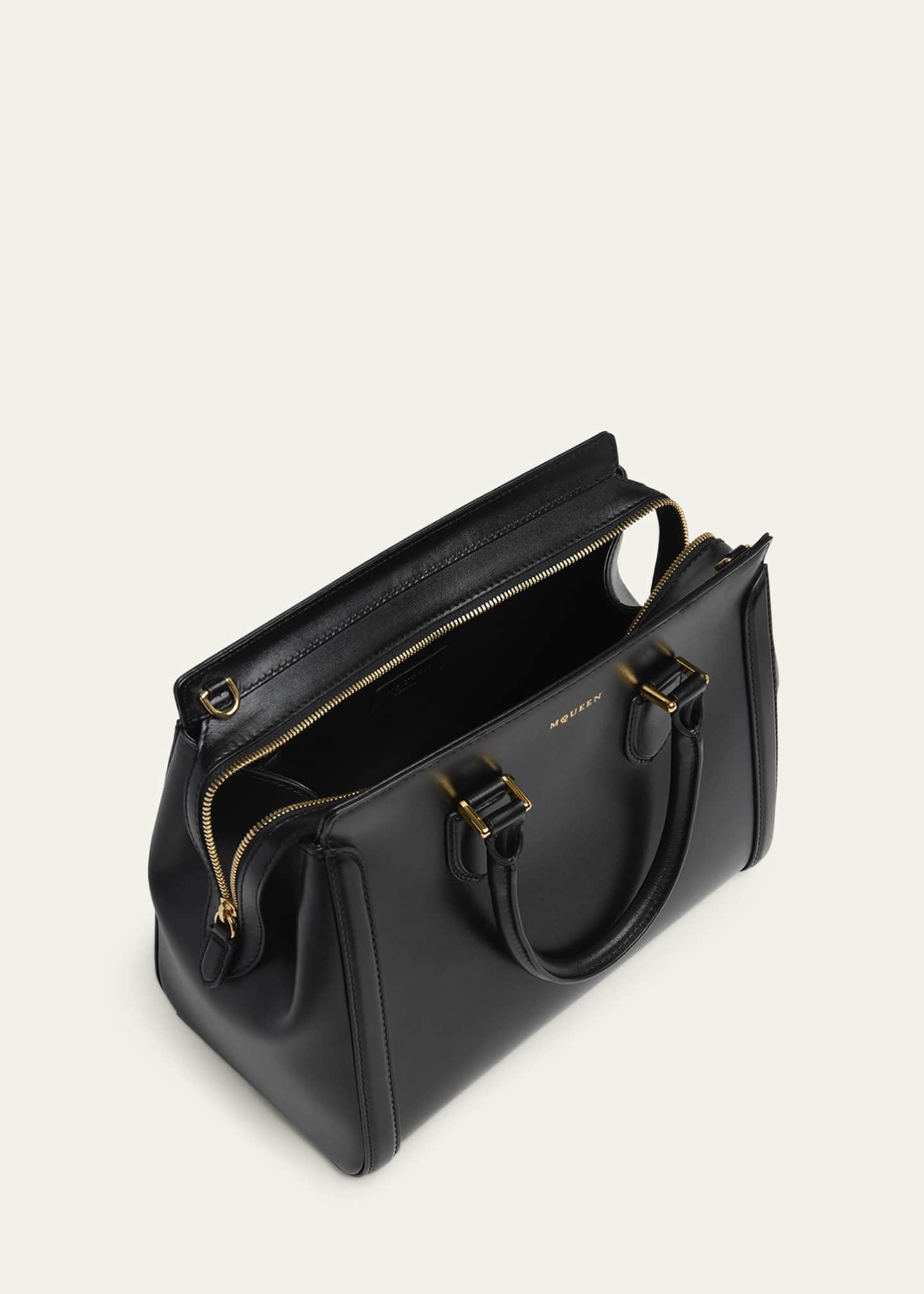【関税&送料込】Alexander Mcqueen Birdee Large Leather Shoul Women's Large Birdee Bag in Black | Alexander McQueen US