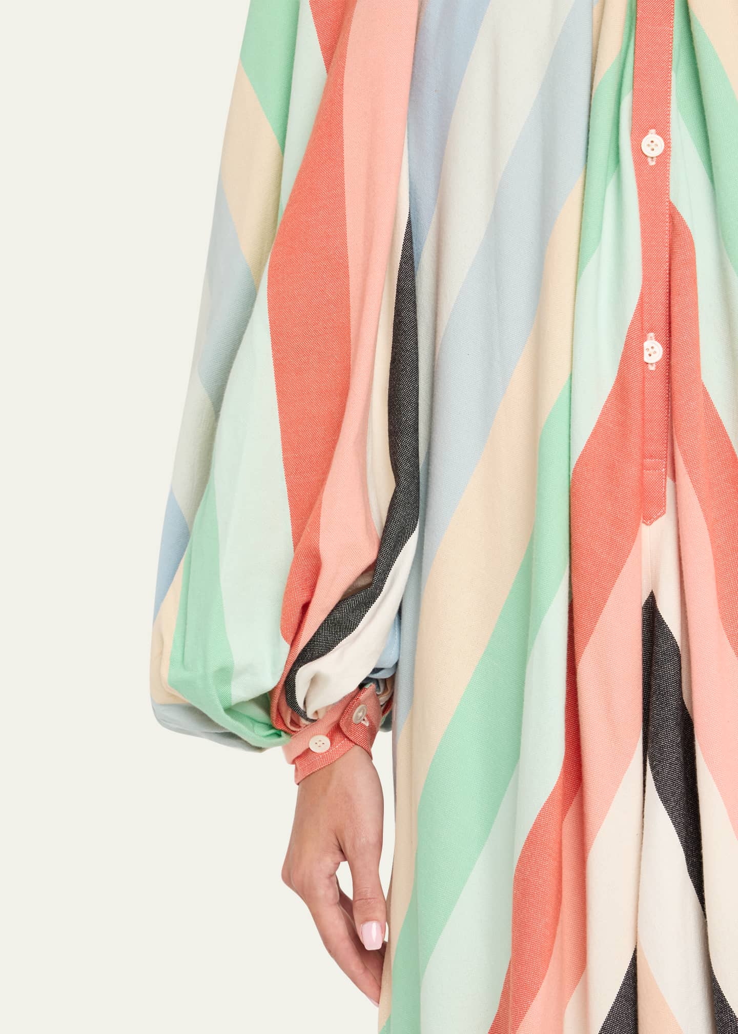 touareg dress pink degrade stripe The Touareg Dress