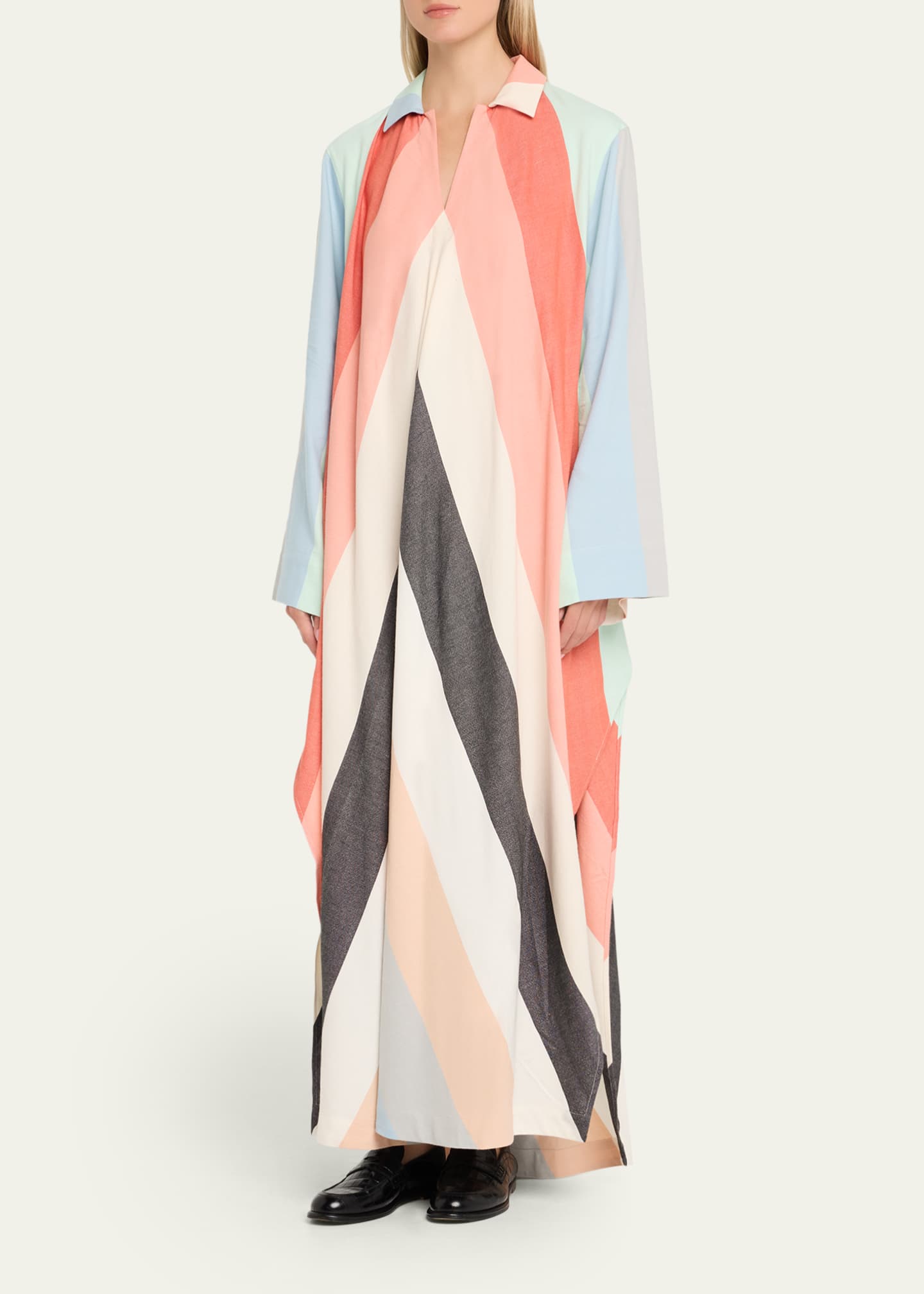 MARRAKSHI LIFE The V-Neck Caftan Dress Image 4 of 5