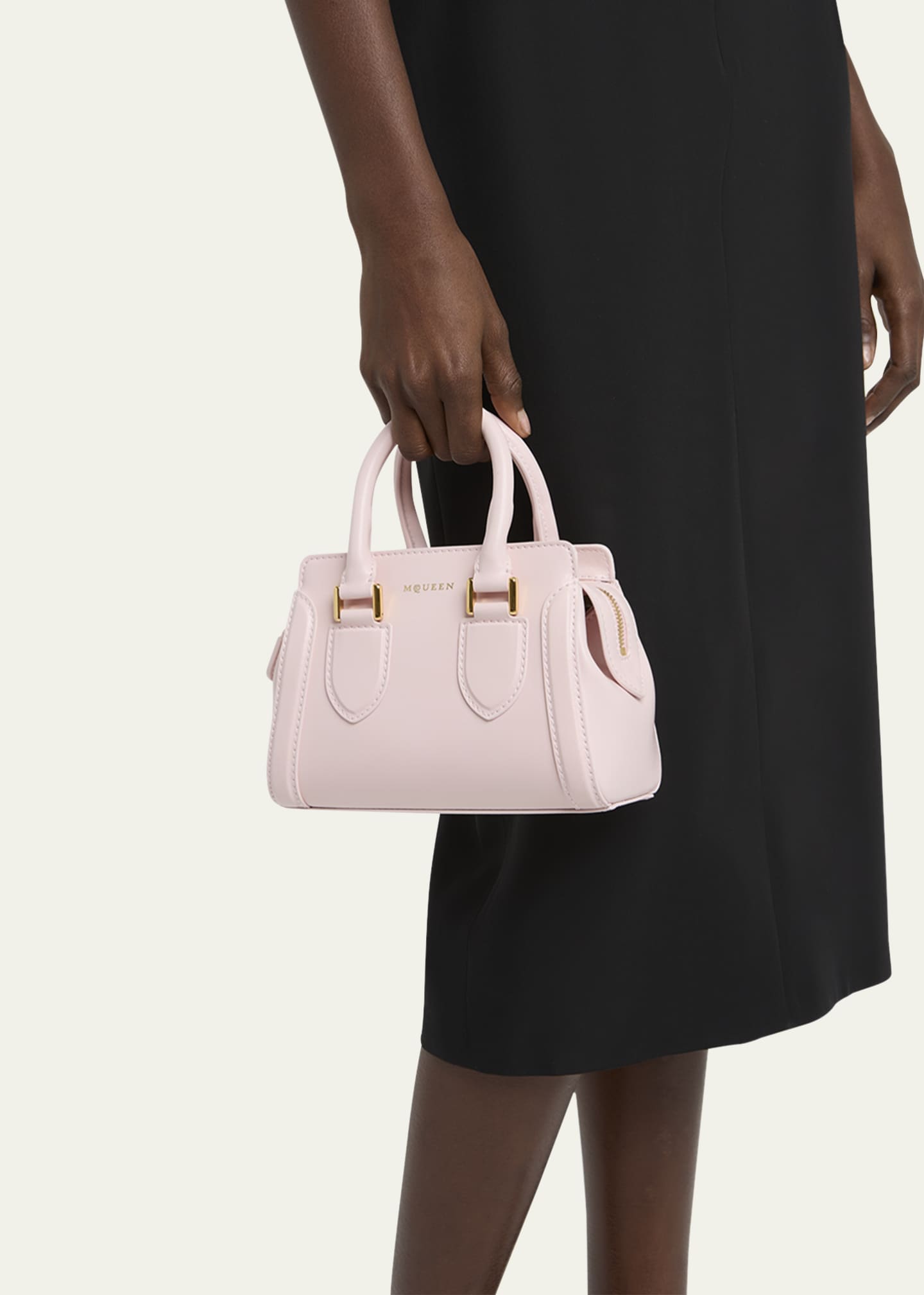 McQueen Birdee Mini Leather Shoulder Bag Image 2 of 6
