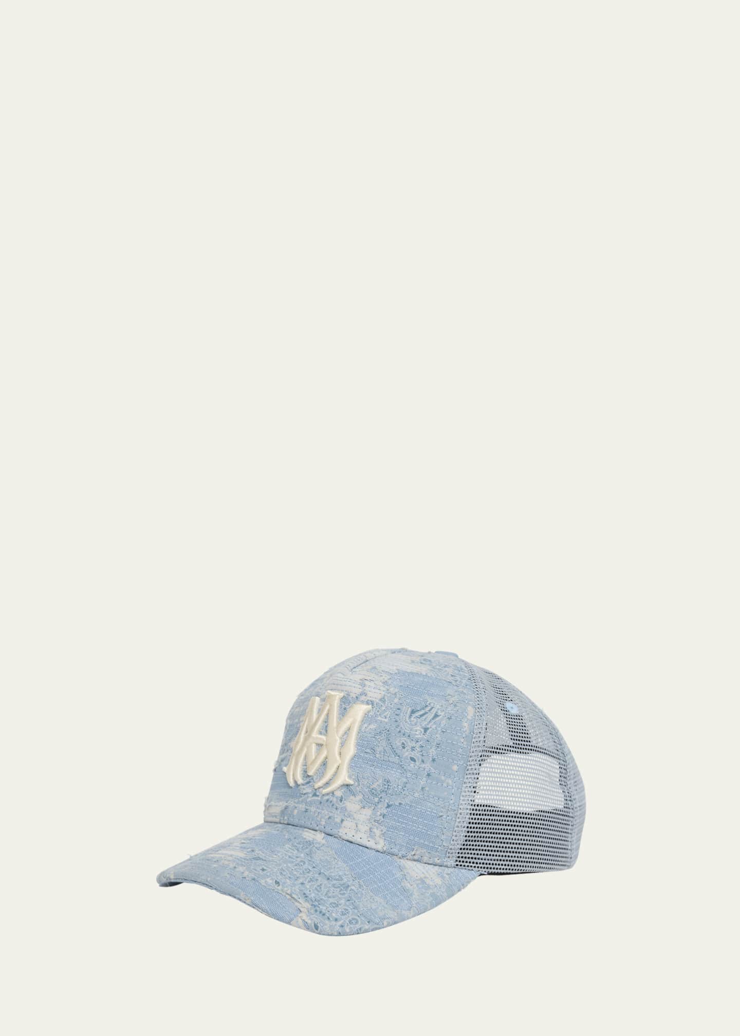 Amiri Men's MA Bandana Repair Trucker Hat Image 1 of 2