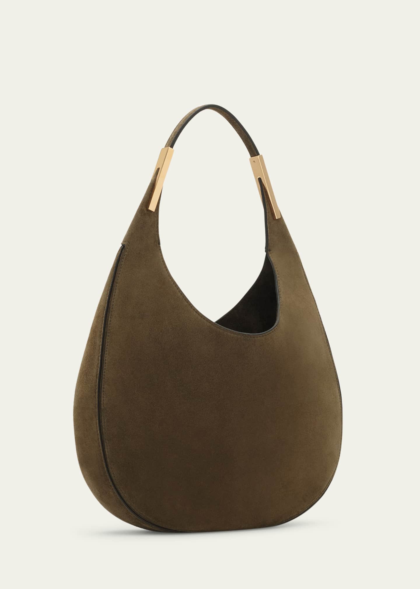 Savette Florence Small Suede Hobo Bag Image 2 of 2