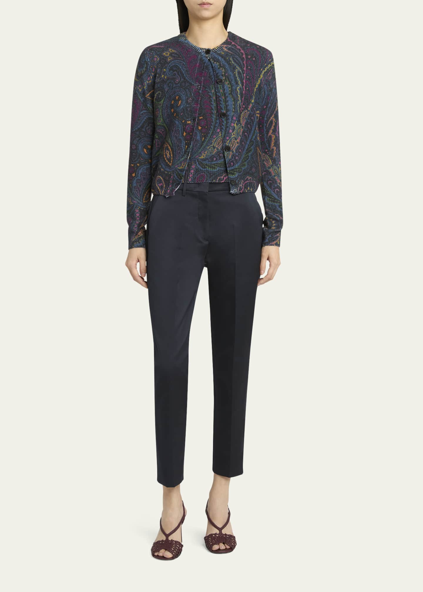 Etro Paisley Knit Cardigan Image 2 of 5