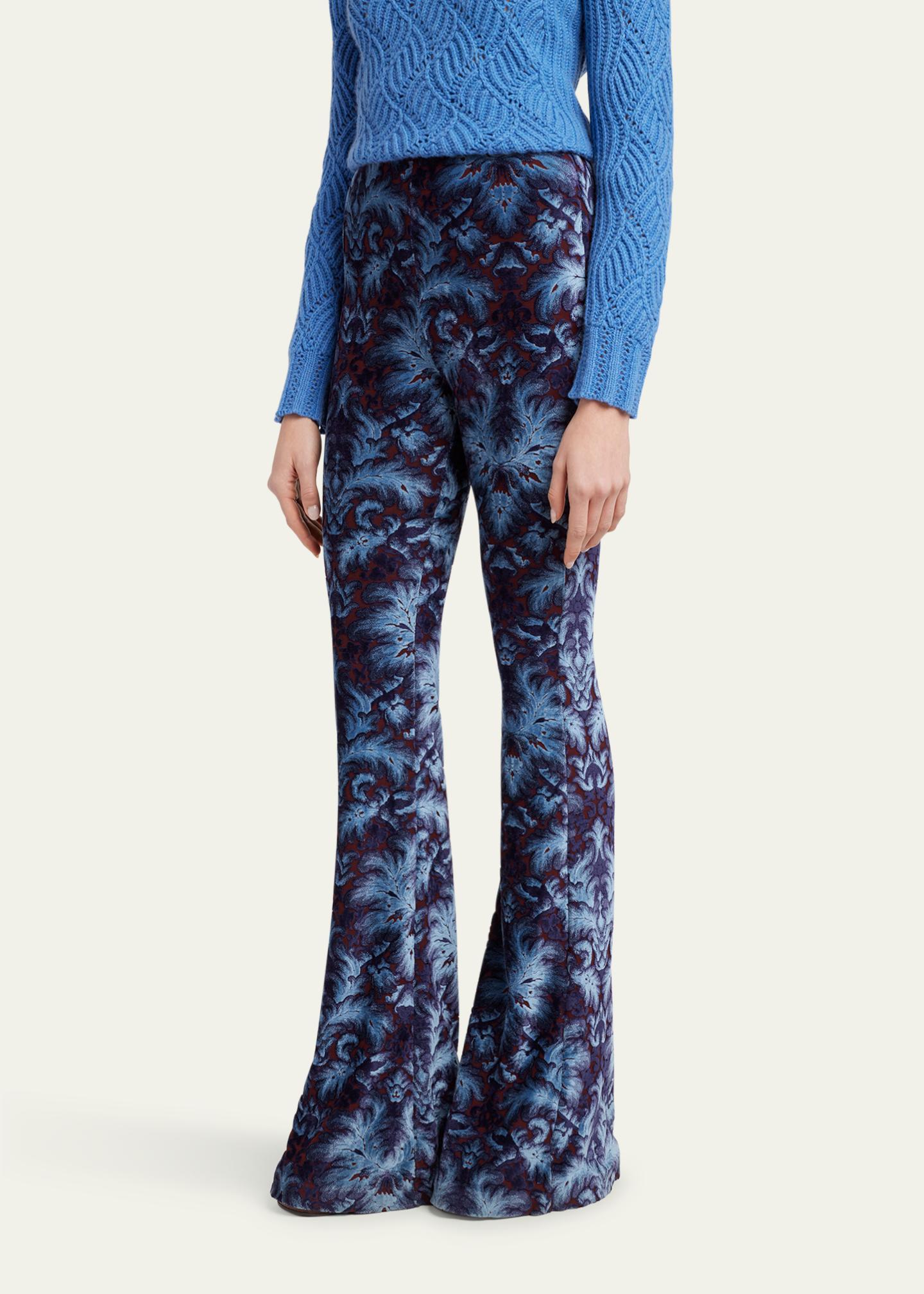 Etro Slim Flared Pants - Bergdorf Goodman