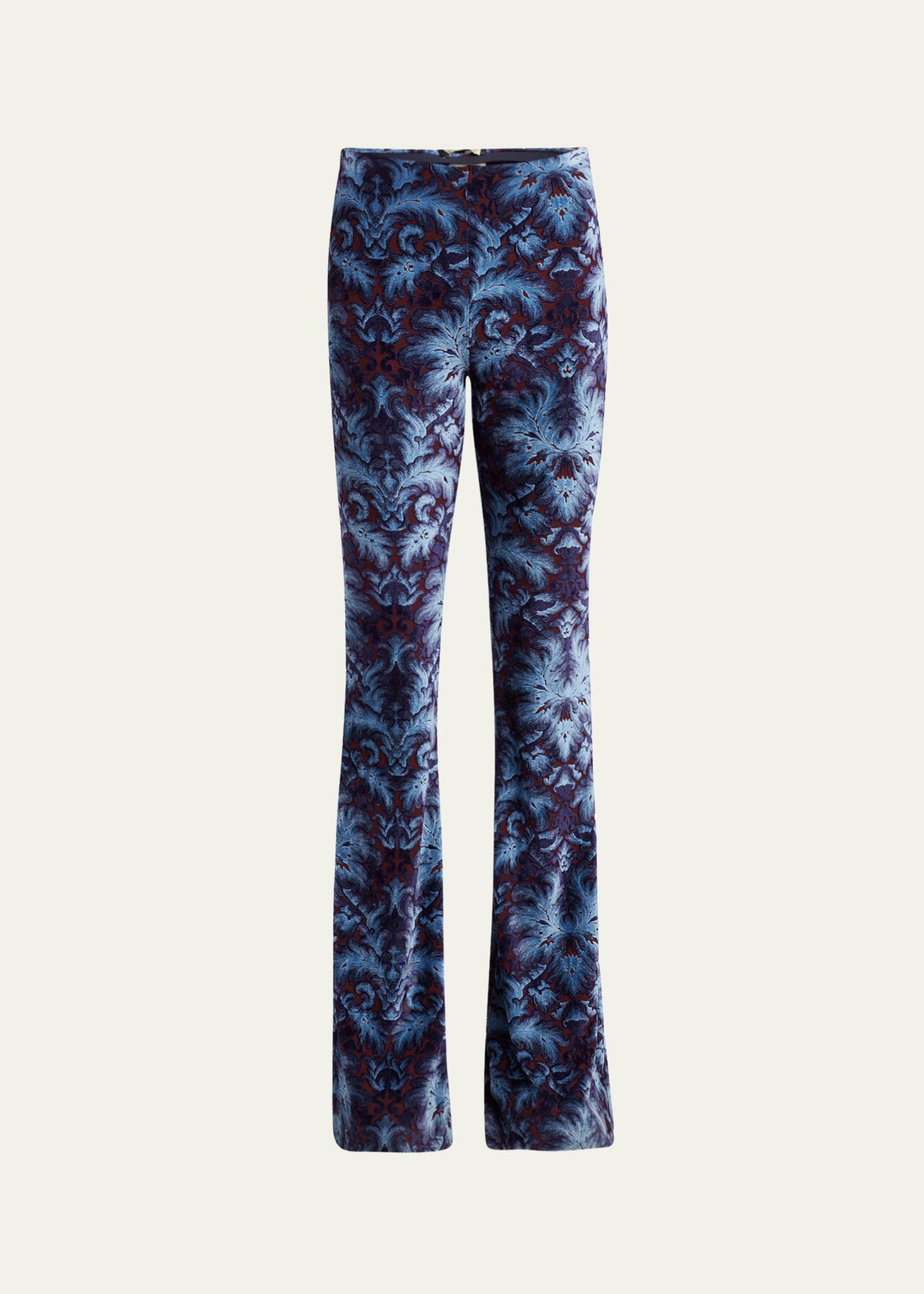Etro Slim Flared Pants - Bergdorf Goodman