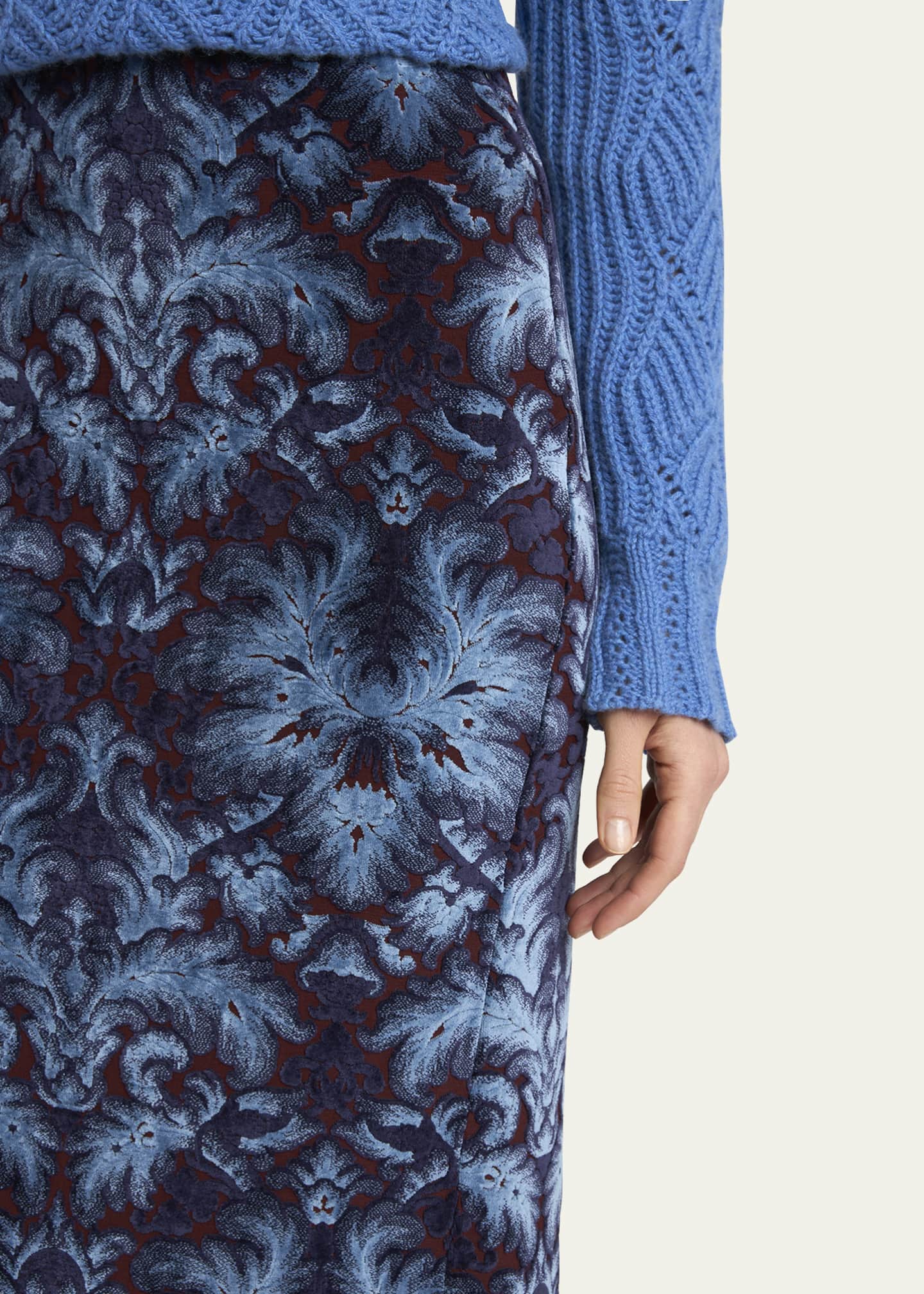 Etro Straight Knee-Length Skirt Image 5 of 5