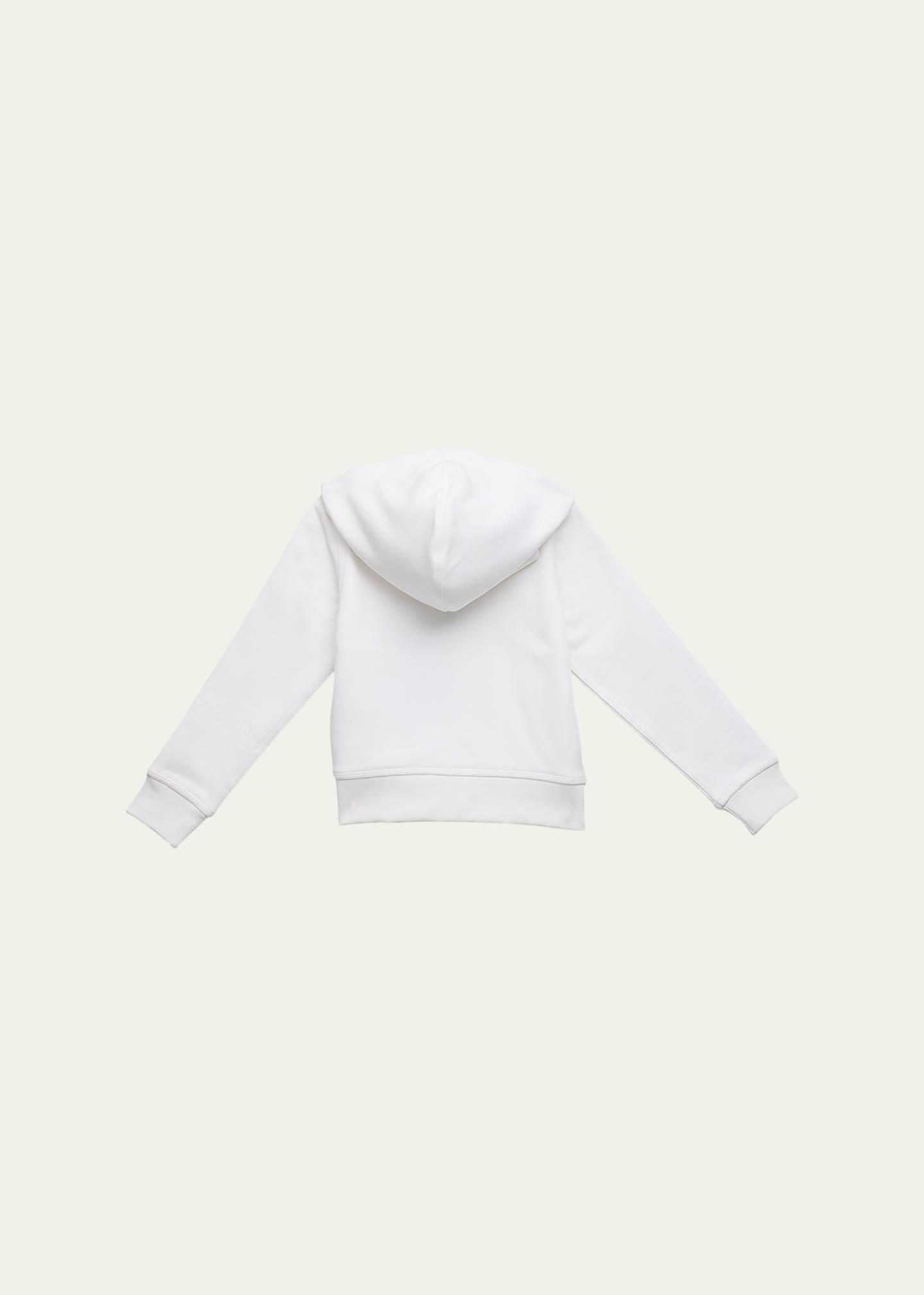 Burberry Girl's Elin Check Tape Zipped Hoodie, Size 3-14