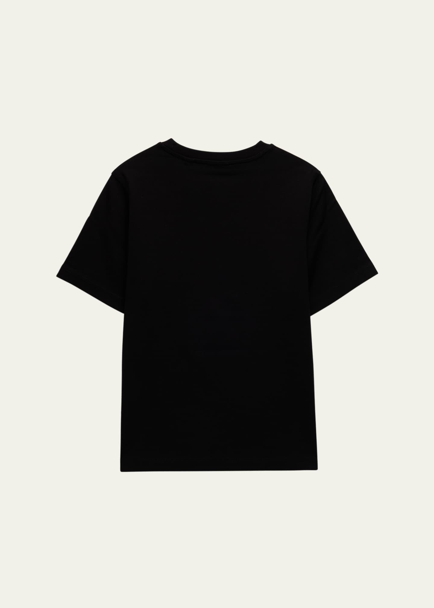 Burberry Boy's Cedar Check Tape Short-Sleeve T-Shirt, Size Newborn-14 Image 2 of 3