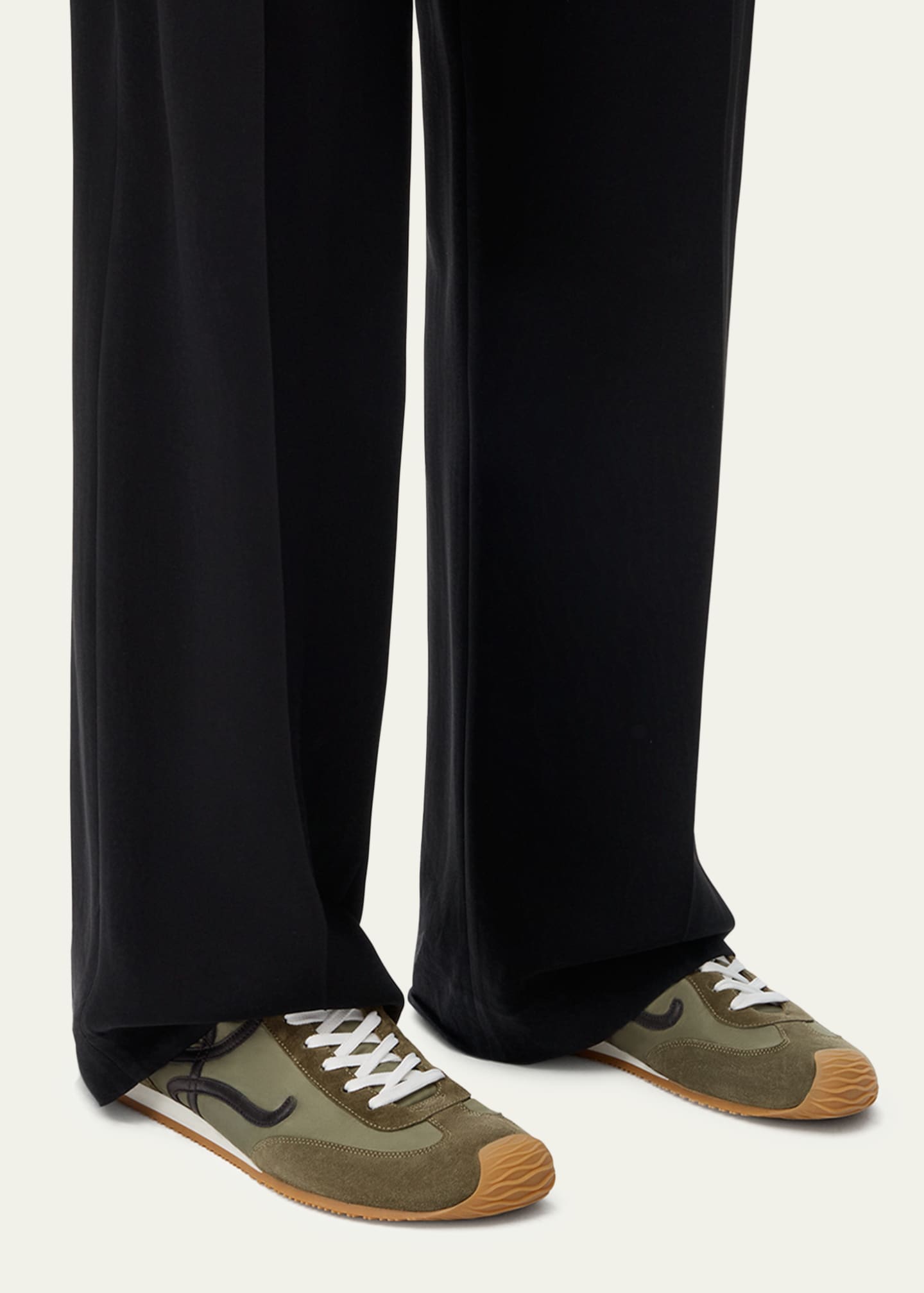 Loewe Men's Ballet Runner 2.0 Nylon and Calfskin Sneakers Image 2 of 2