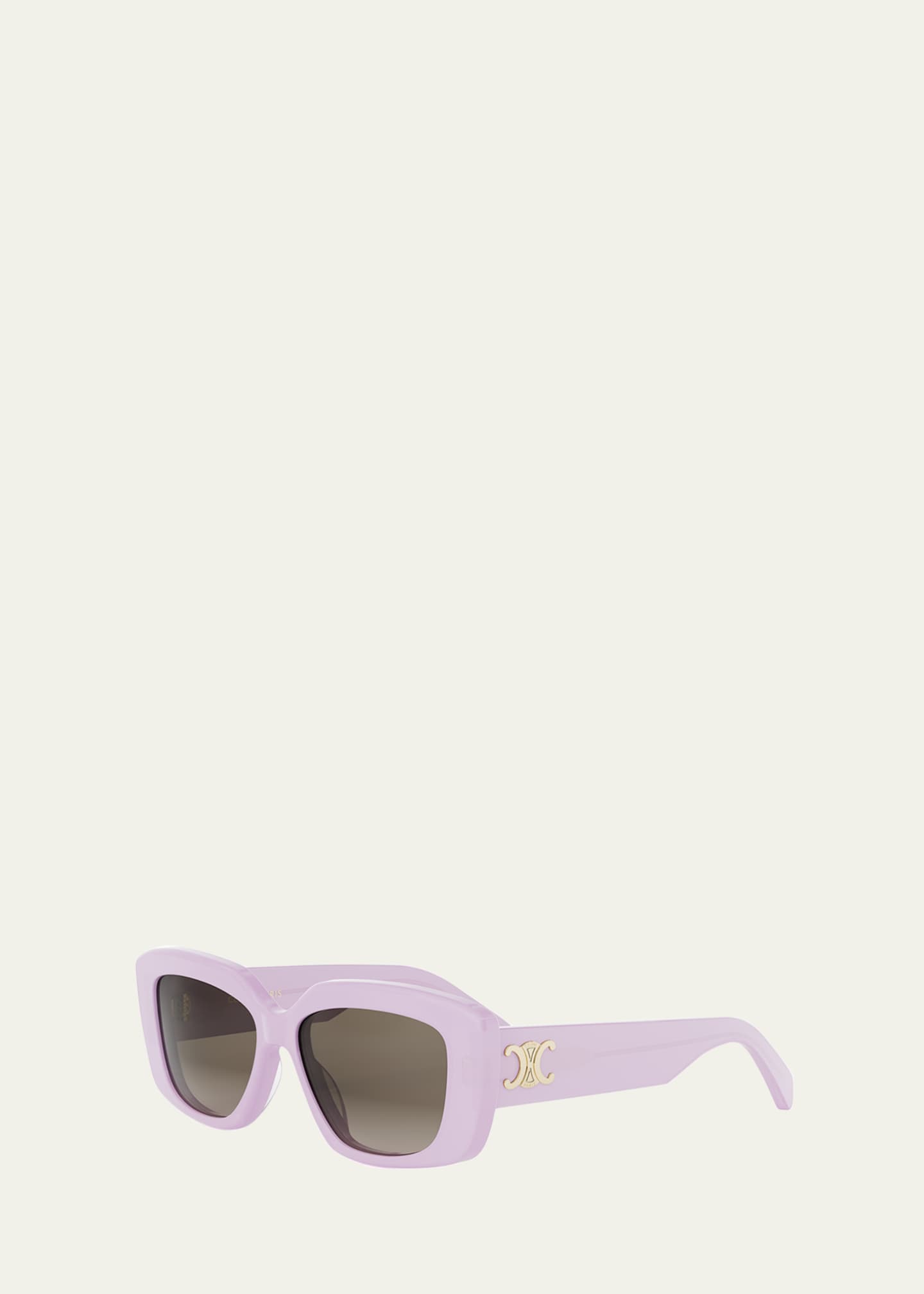 Celine Triomphe Acetate Square Sunglasses Image 2 of 3