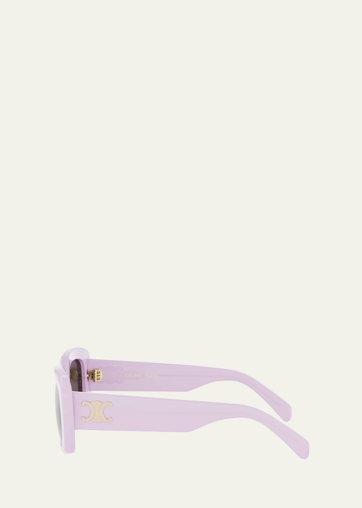 Celine Triomphe Acetate Square Sunglasses Image 3 of 3