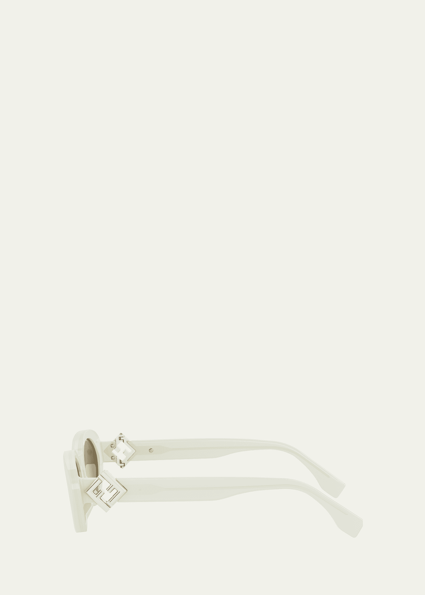 Fendi FF Diamonds Acetate Oval Sunglasses Image 3 of 3