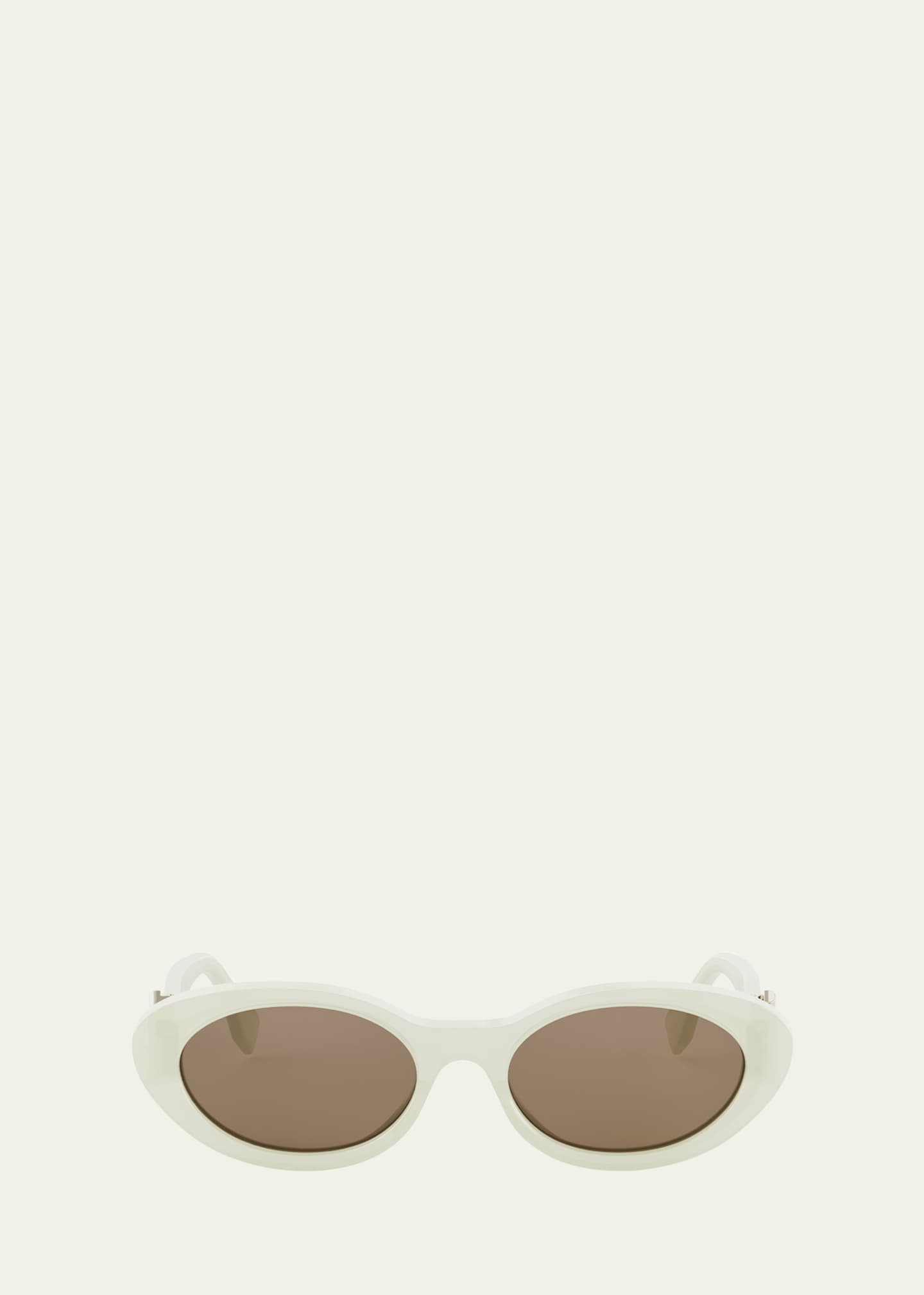 Fendi FF Diamonds Acetate Oval Sunglasses Image 1 of 3
