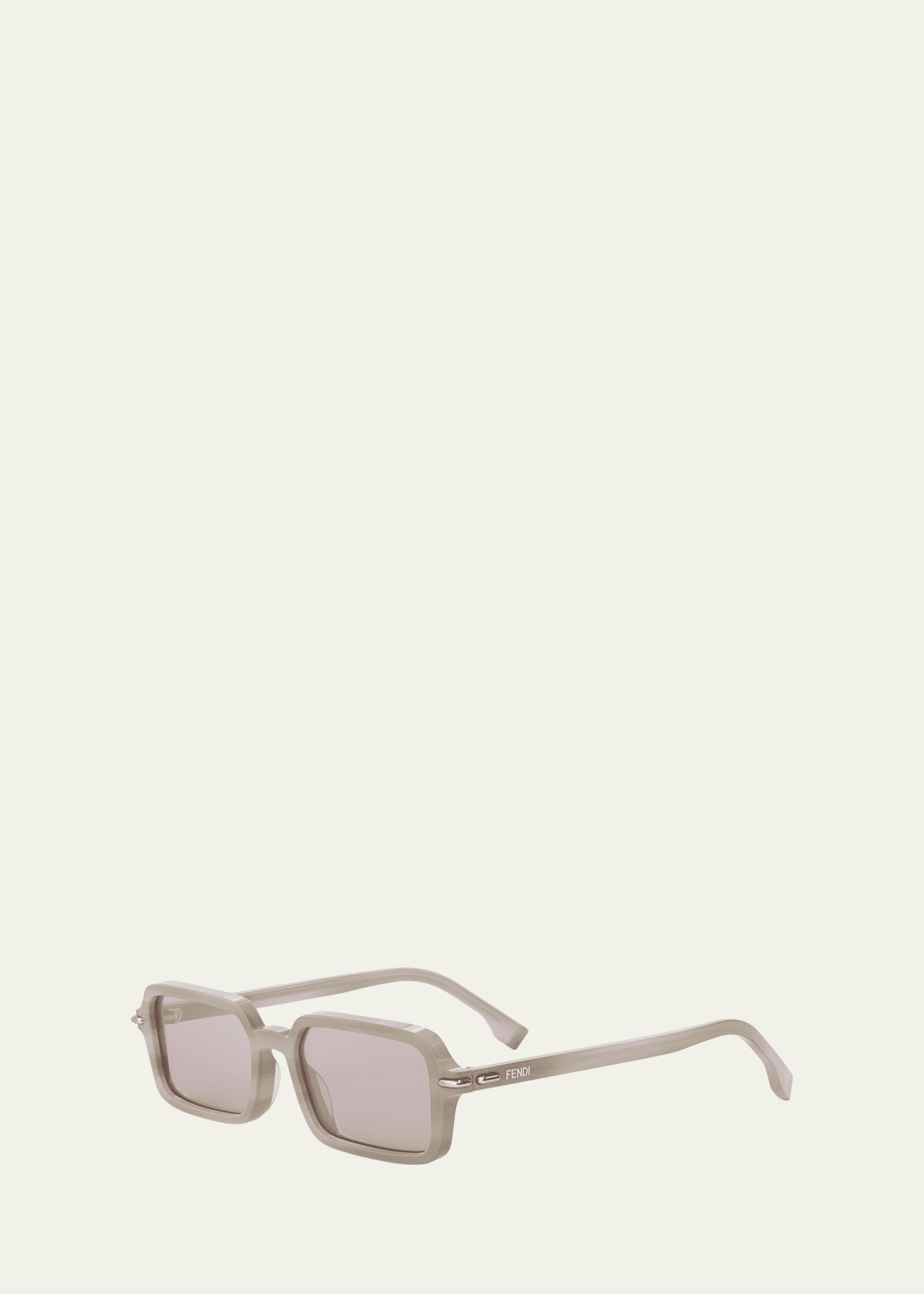 Fendi Selleria Acetate Rectangular Sunglasses - Bergdorf Goodman
