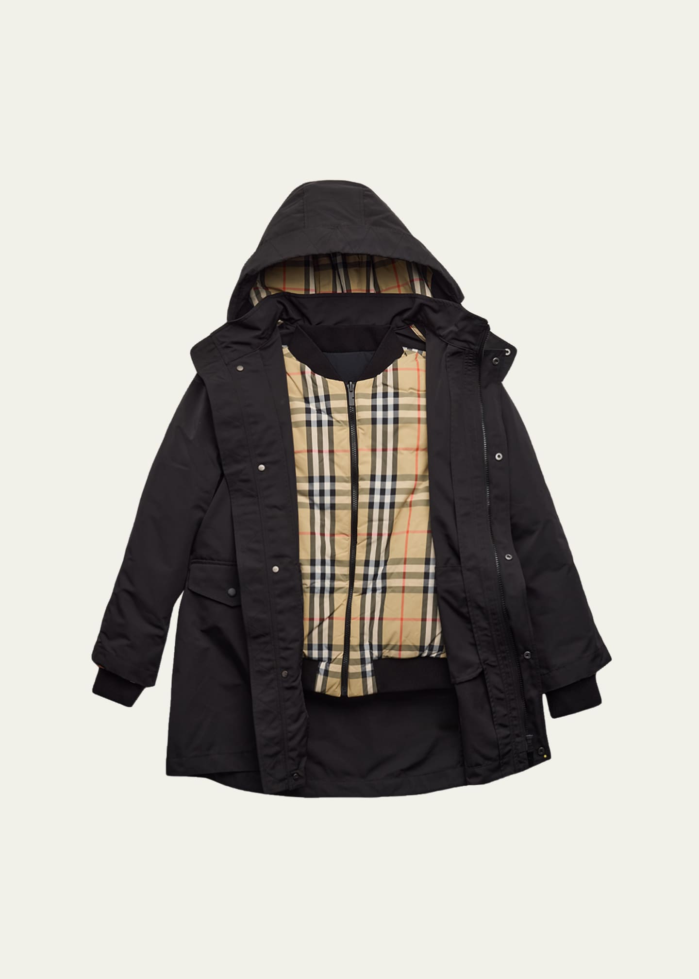 Burberry ジャンバー Gabardine Bomber Jacket in Thorn green - Men, Cotton Gabardine