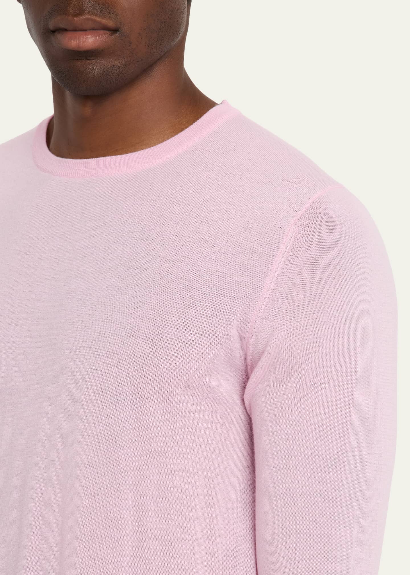 Anderson & Sheppard Men's Cashmere Crewneck Sweater Image 5 of 5