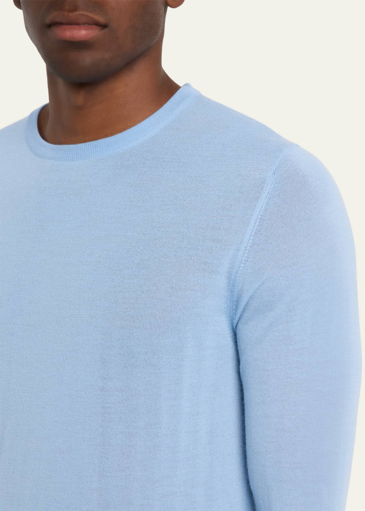 Anderson & Sheppard Men's Crewneck Cashmere Sweater Image 5 of 5