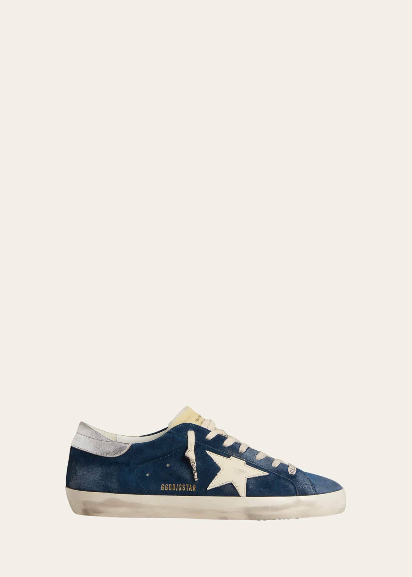 Golden Goose Men's Super-Star Suede Low-Top Sneakers Image 1 of 2