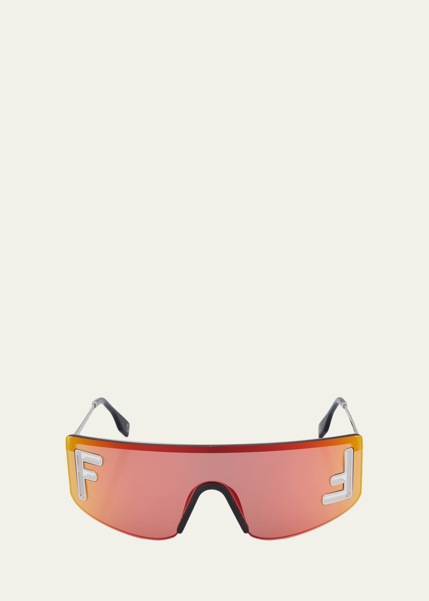 Fendi Men's Fendi Sport 141mm Shield Sunglasses - Bergdorf Goodman