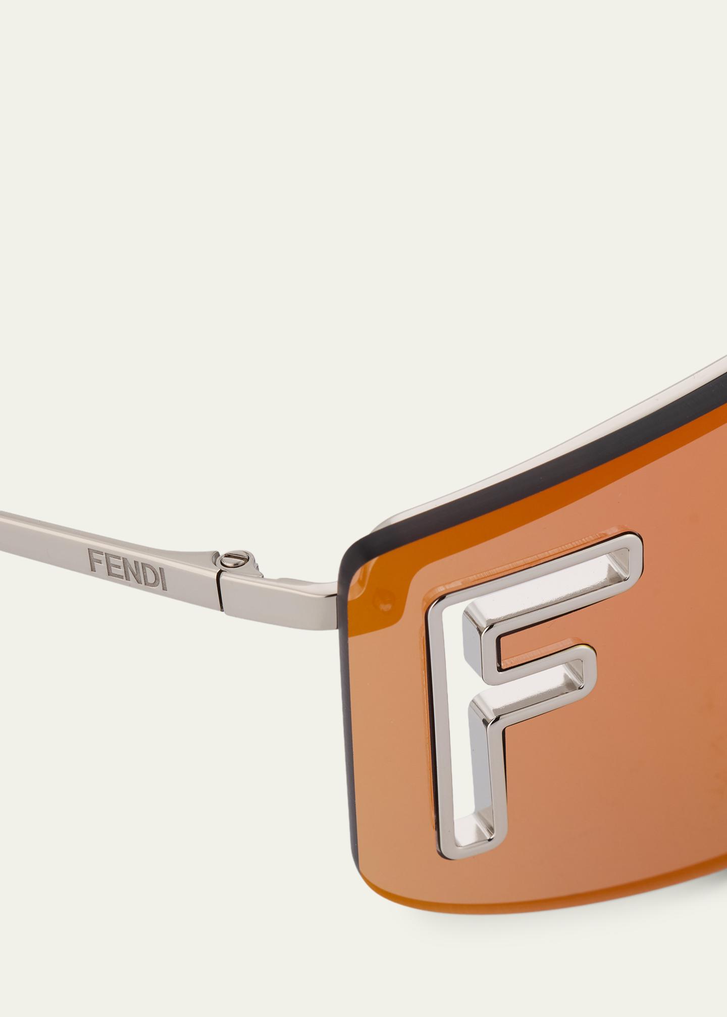 Fendi Men's Fendi Sport 141mm Shield Sunglasses - Bergdorf Goodman