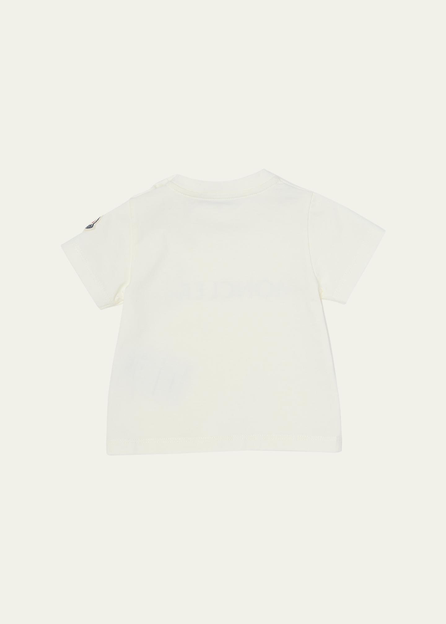 Moncler Boy's MonDuck Logo-Print Short-Sleeve T-Shirt, Size 3M-3 ...