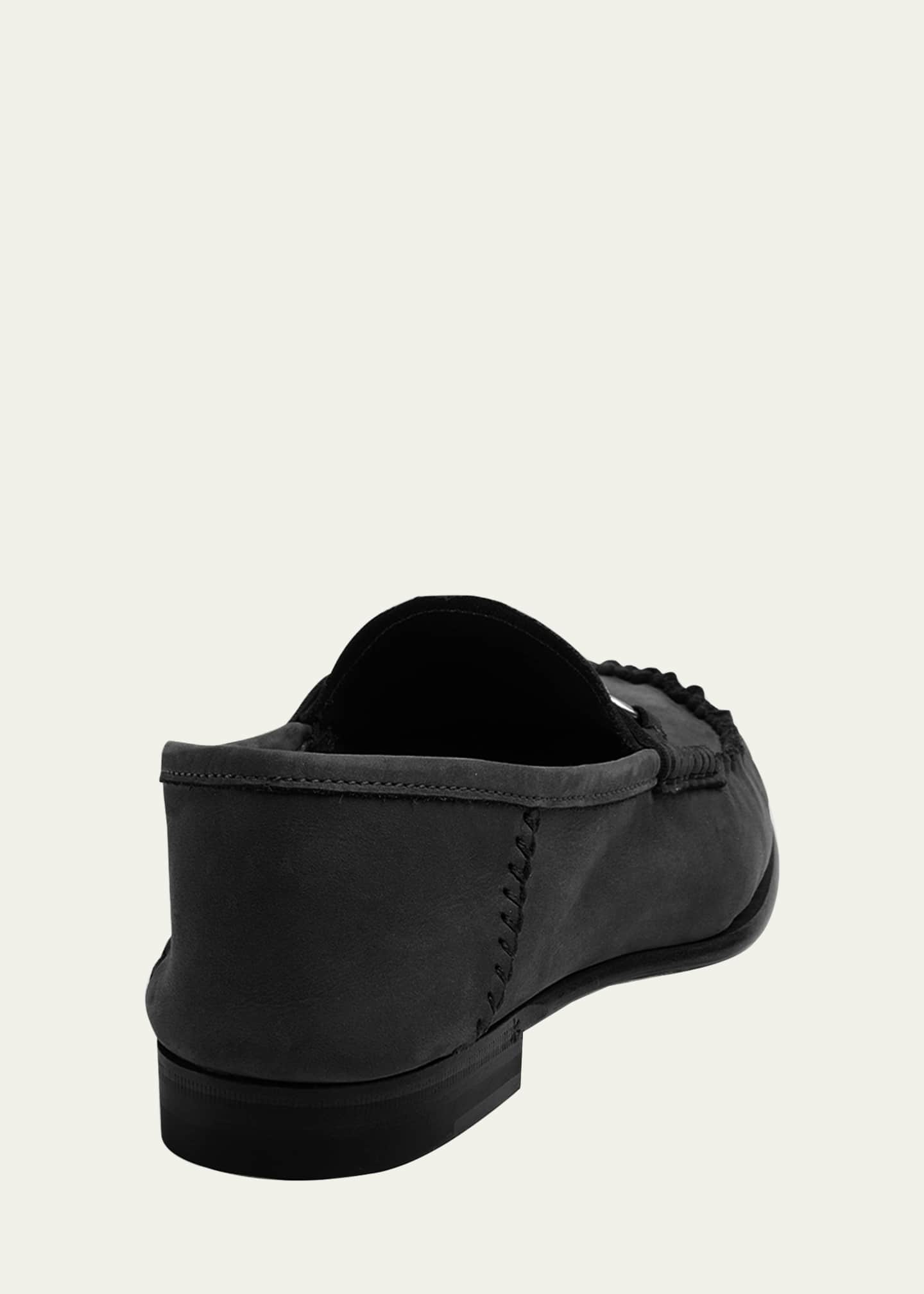 Gucci Gigi Horsebit 1953 Suede Mocassin Loafers Image 3 of 4