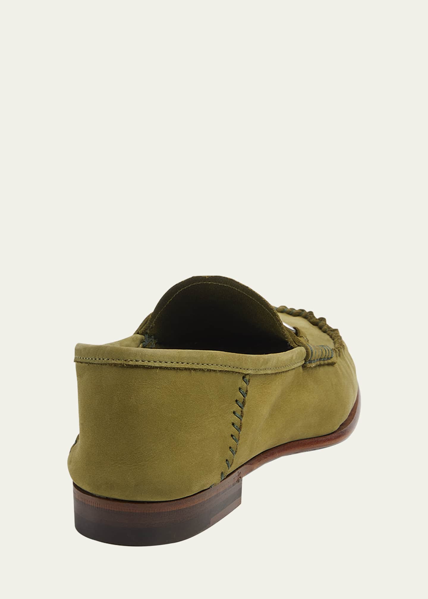 Gucci Gigi Horsebit 1953 Suede Mocassin Loafers Image 3 of 4